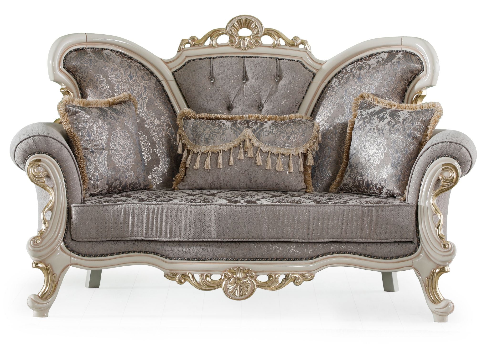Kelebek Traditional Livingroom (2 Sofa & 2 Chair) Vizon