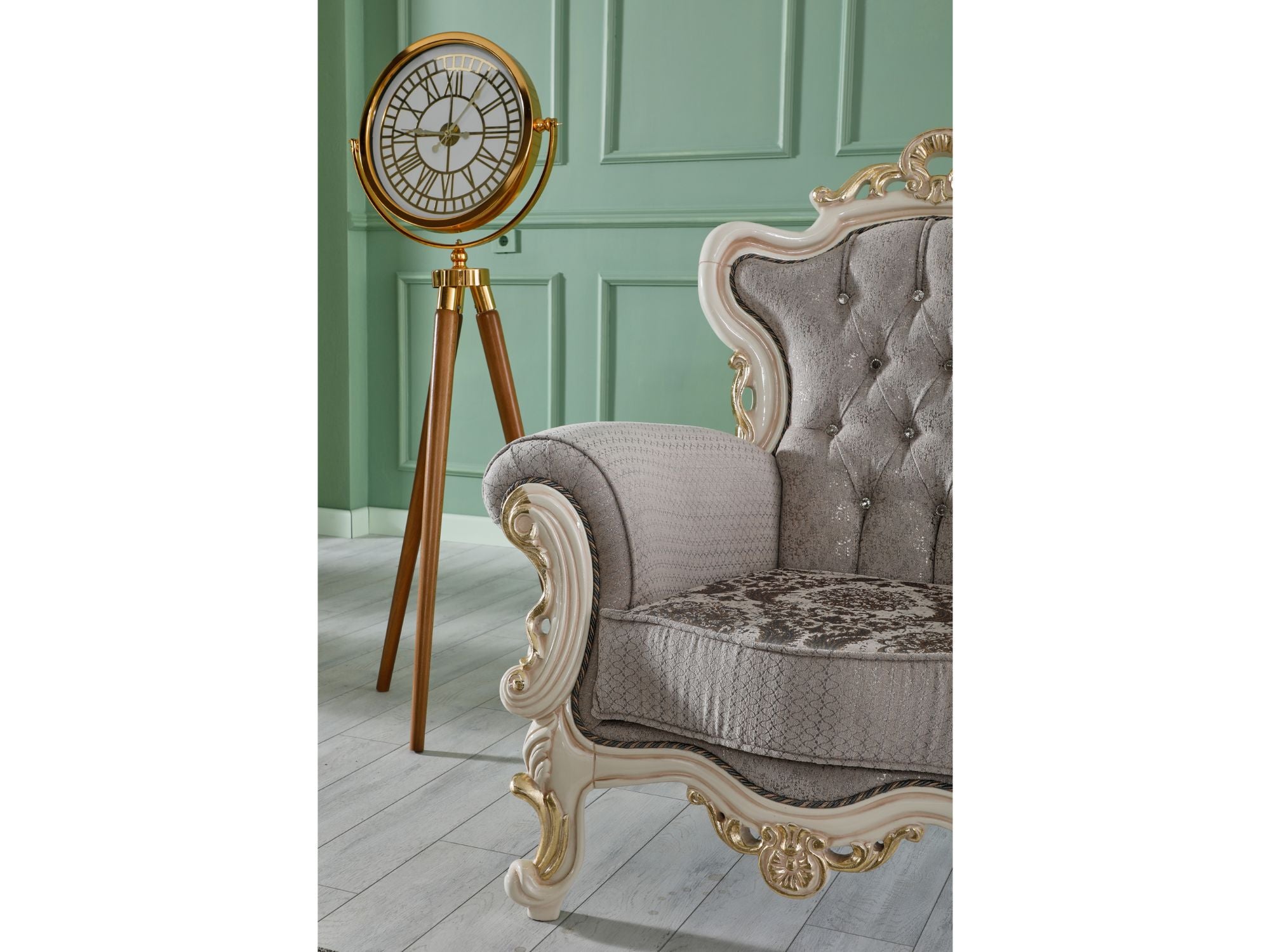 Kelebek Traditional Livingroom (2 Sofa & 2 Chair) Vizon