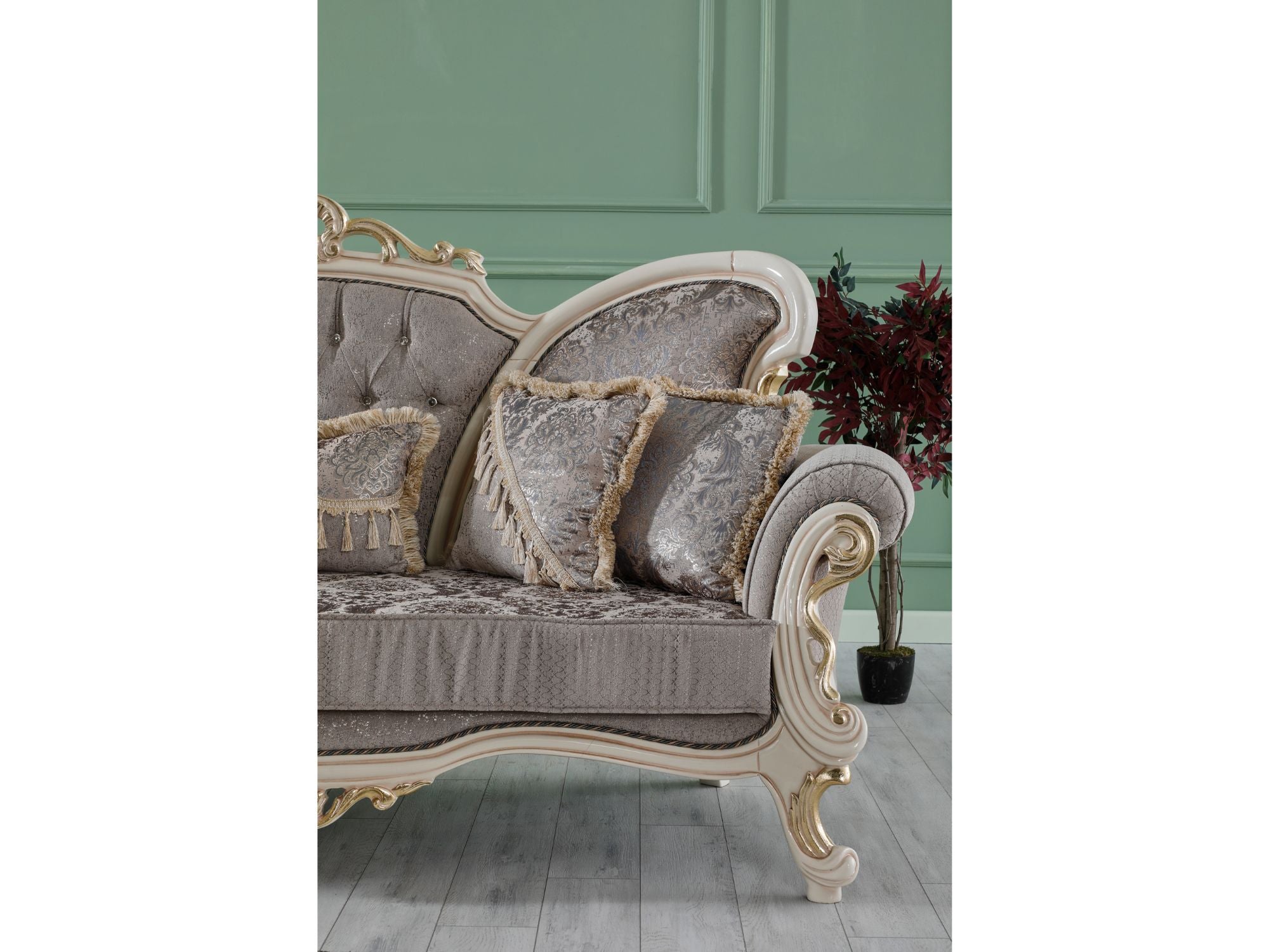 Kelebek Traditional Livingroom (2 Sofa & 2 Chair) Vizon
