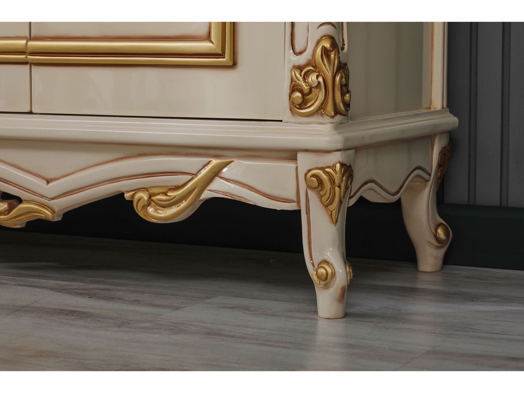Buse Diningroom Consol With Mirror Cream