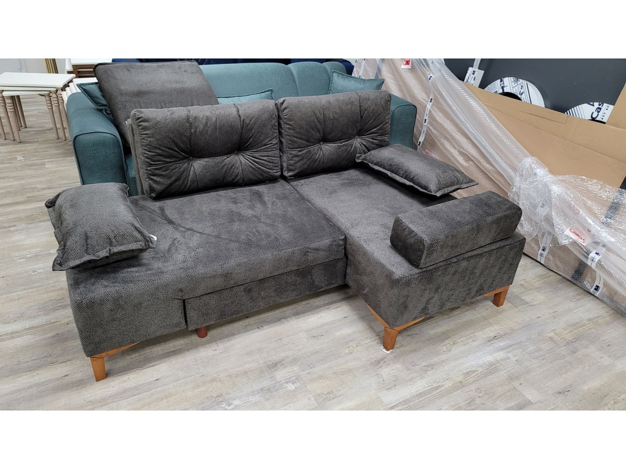 Napoli Sectional 2L Grey