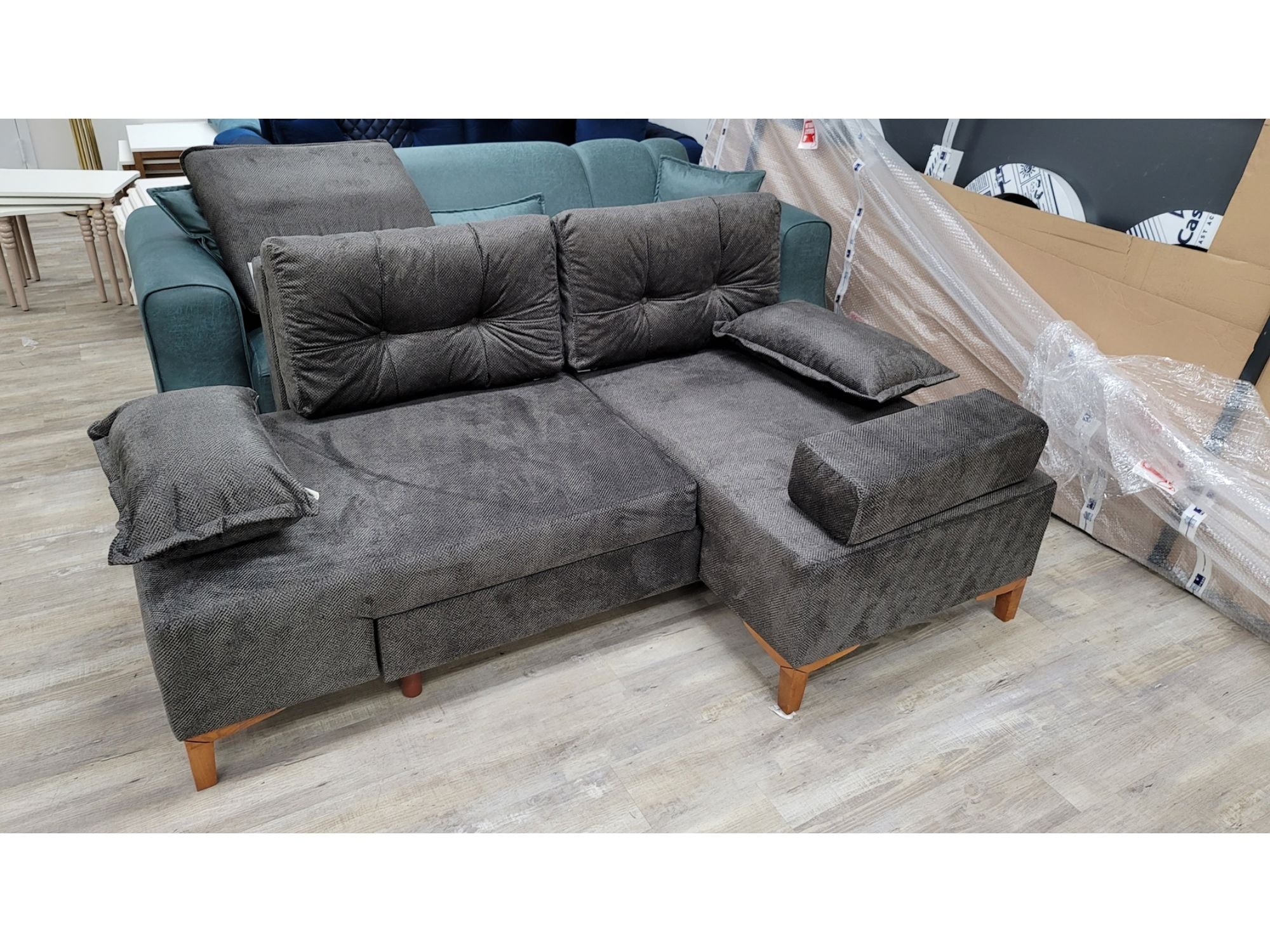 Napoli Sectional 2L Grey