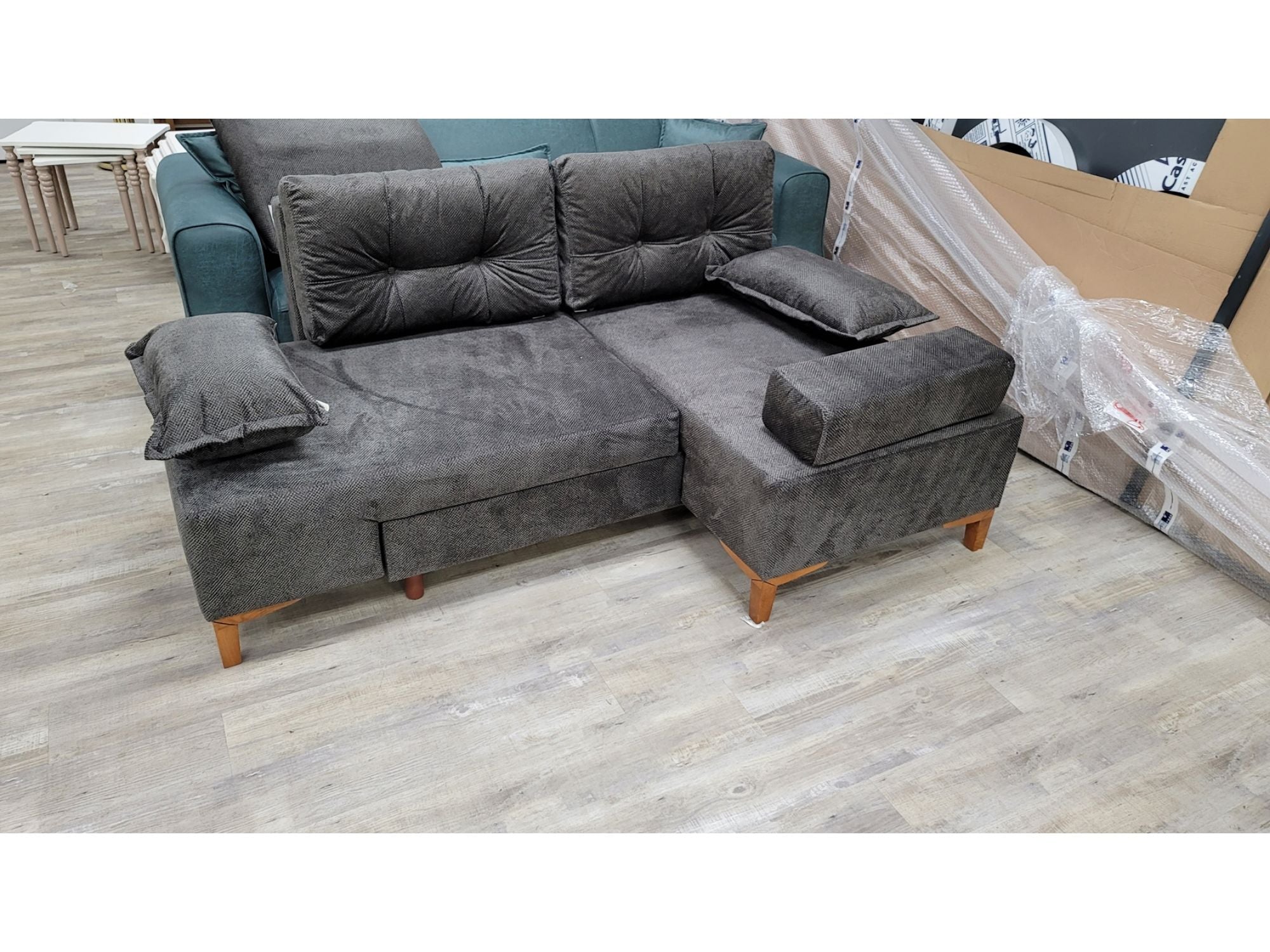 Napoli Sectional 2L Grey