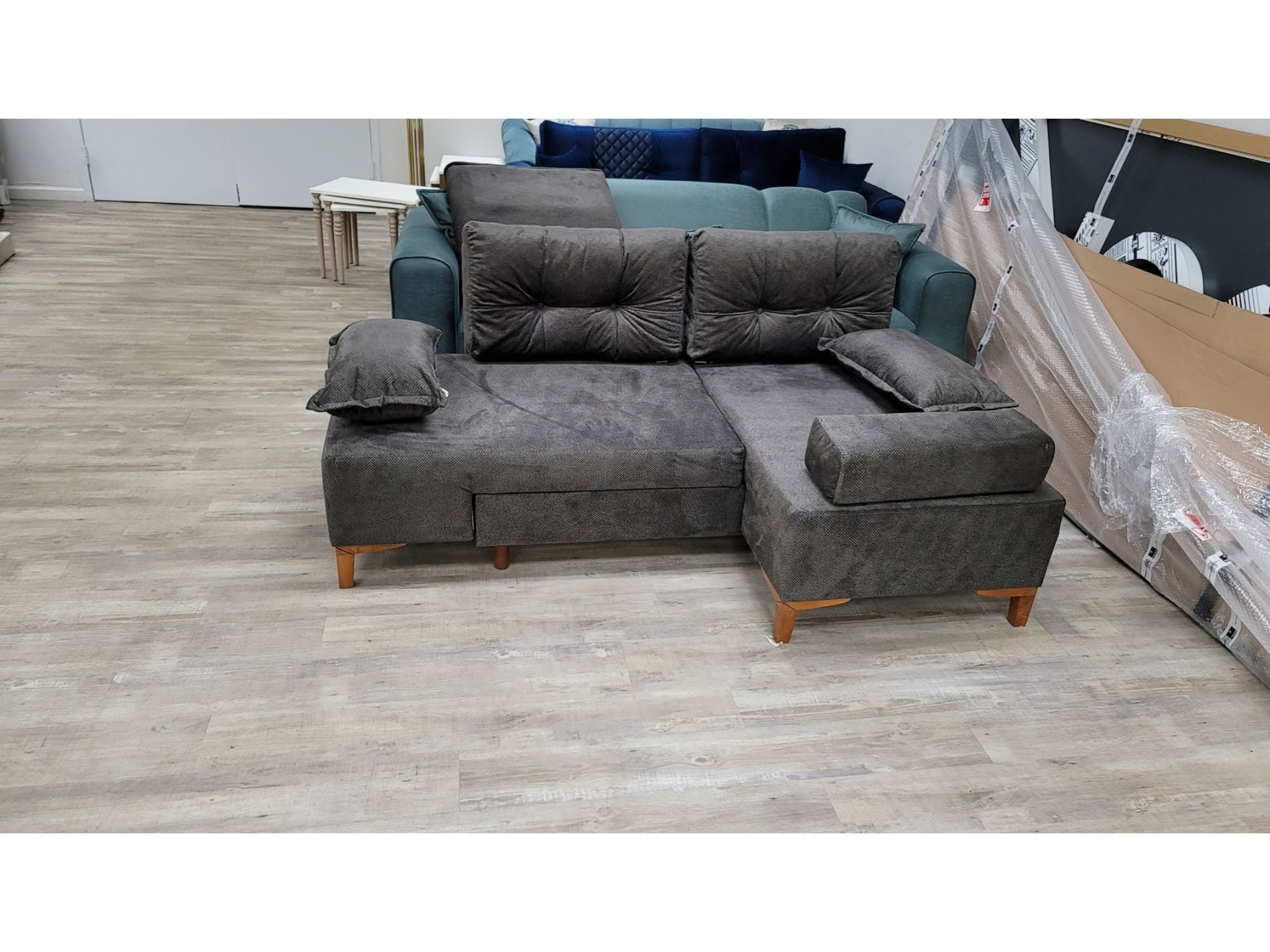 Napoli Sectional 2L Grey