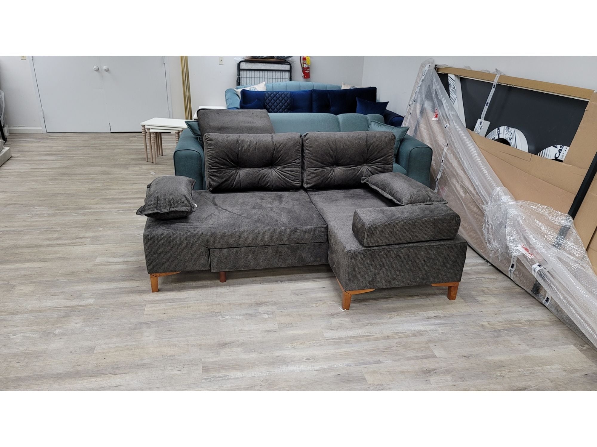 Napoli Sectional 2L Grey