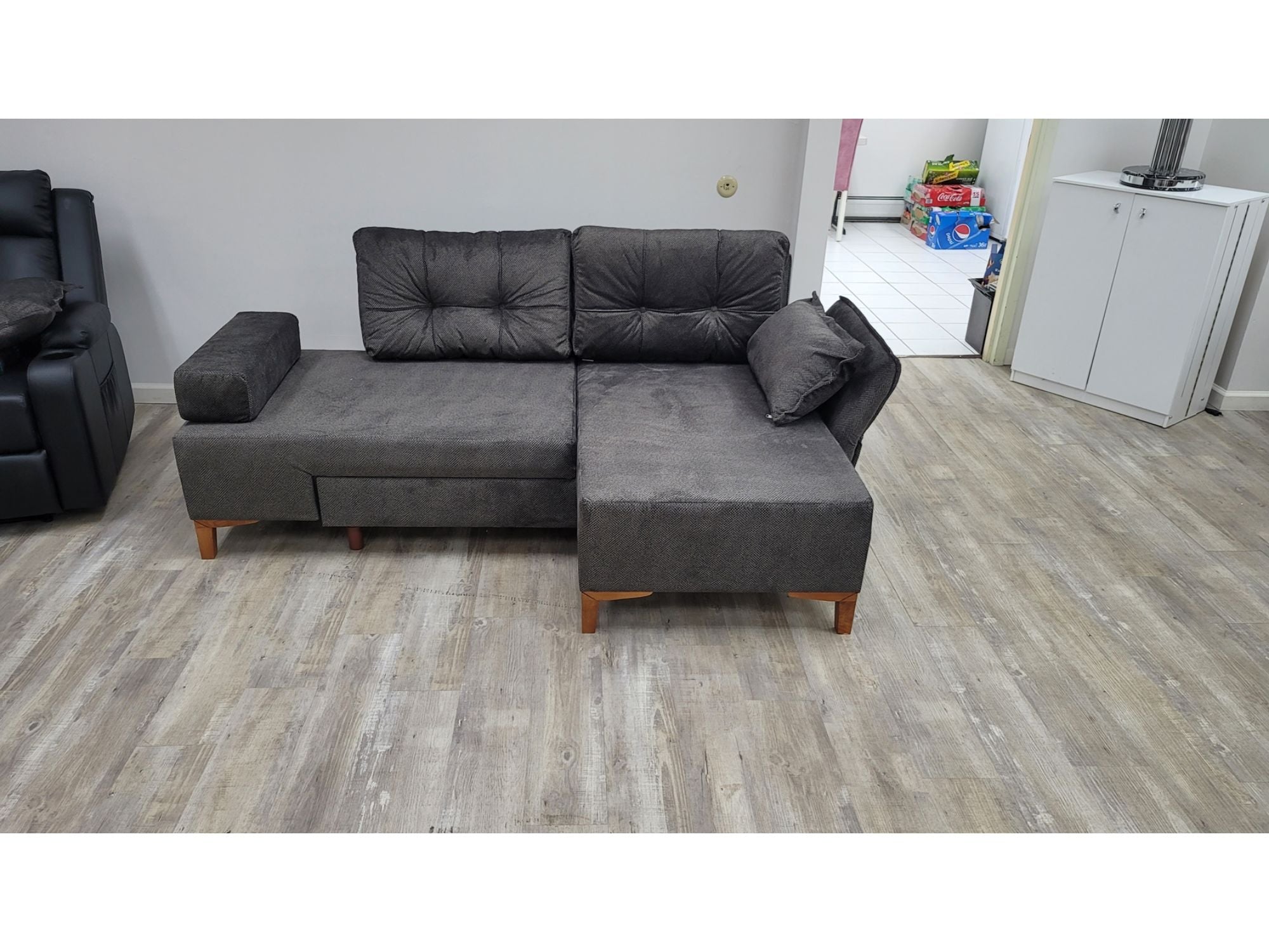 Napoli Sectional 2L Grey