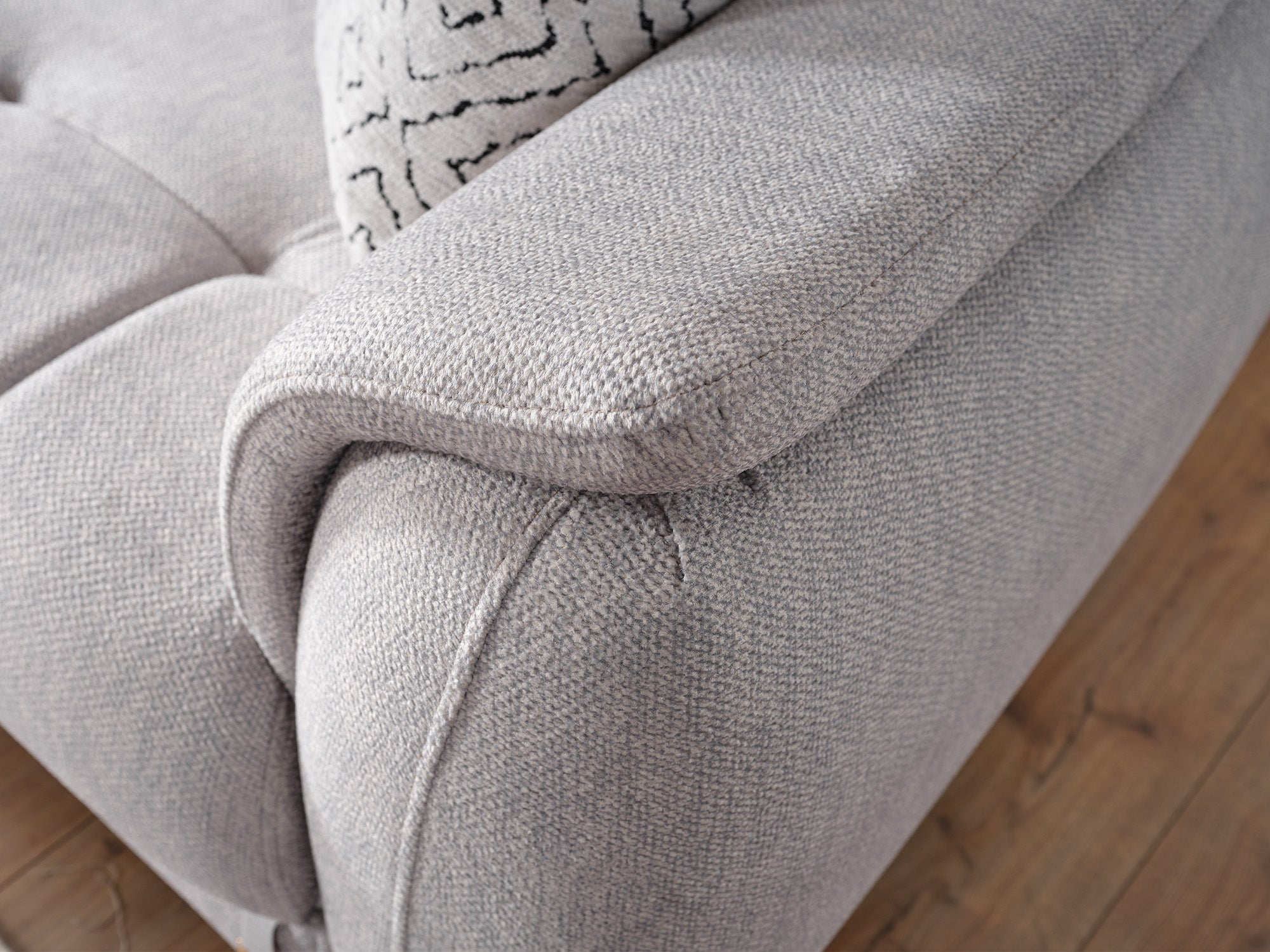 Happy Stationary Sofa Grey