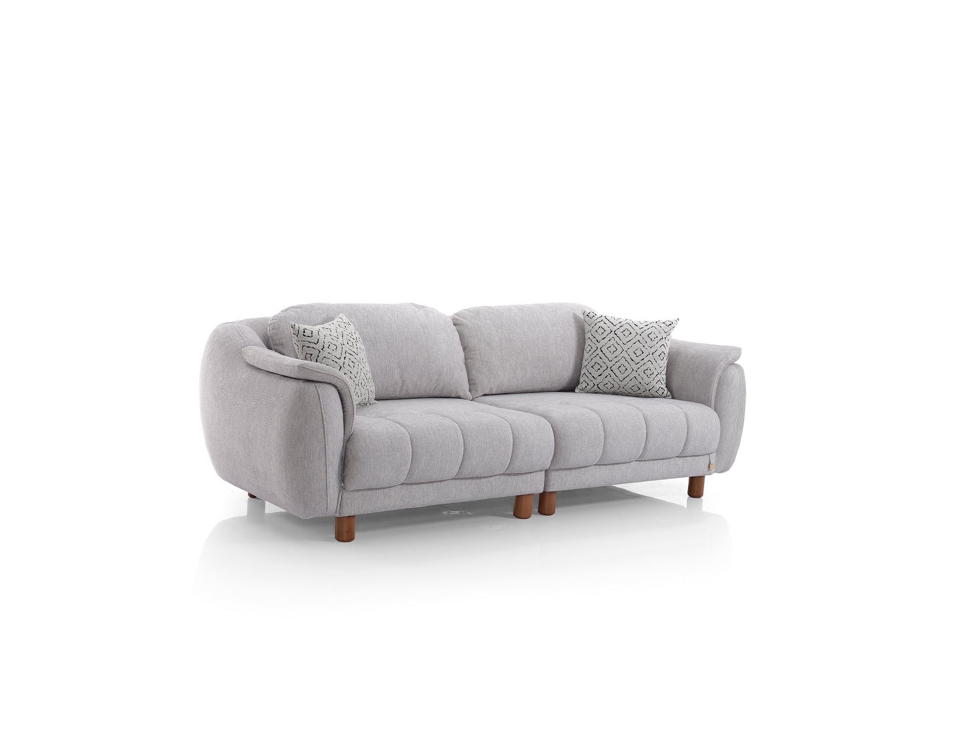 Happy Stationary Sofa Grey