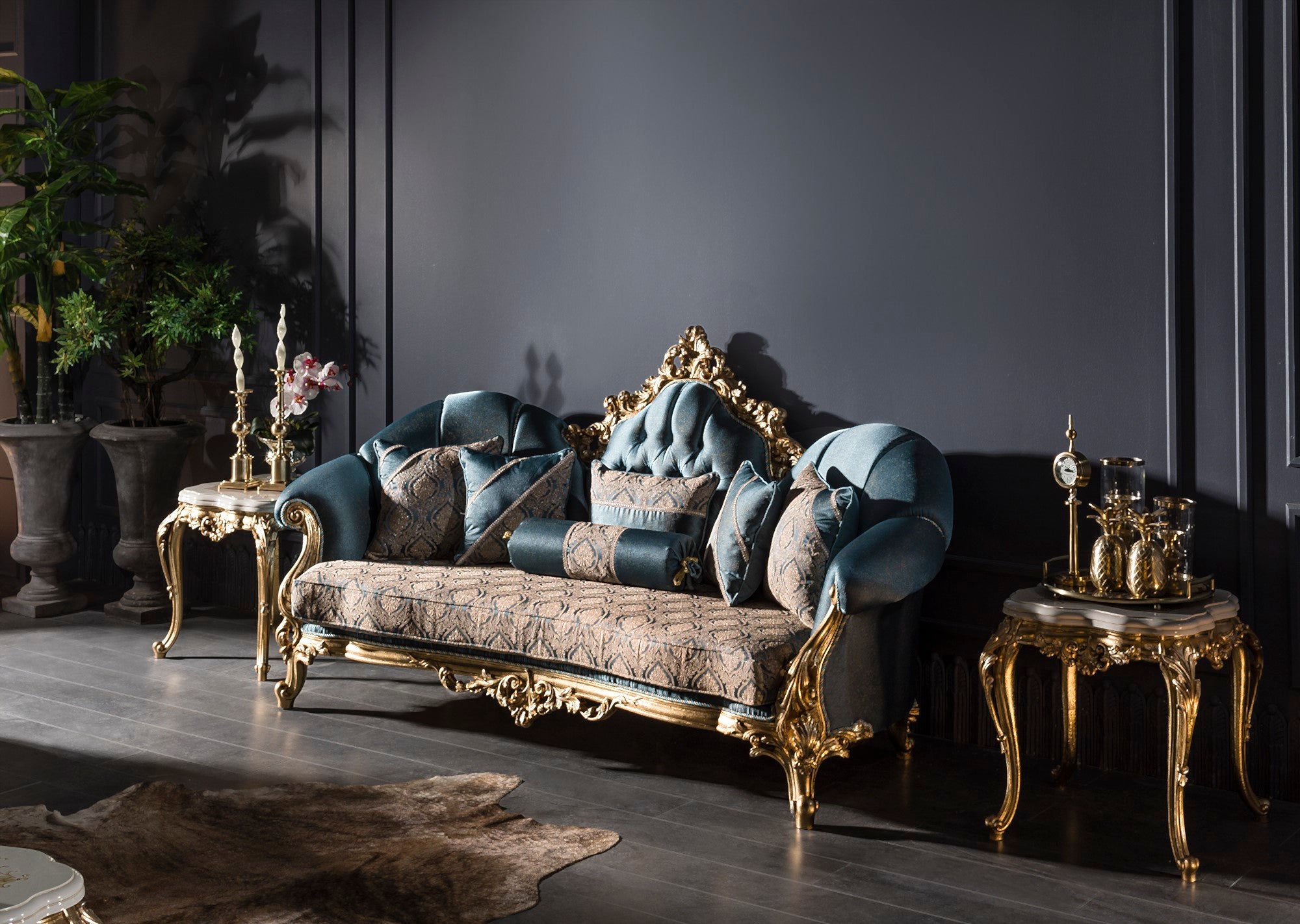 Marcus Stationary Livingroom Set (2 Sofa & 2 Chair)