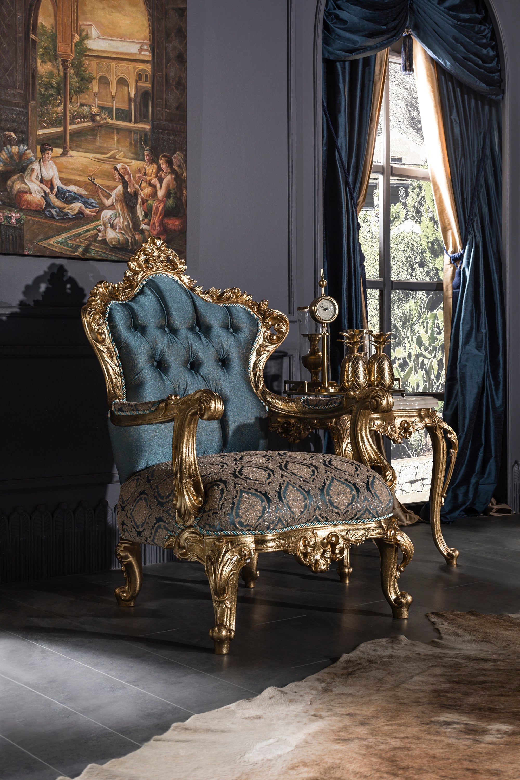 Marcus Stationary Livingroom Set (2 Sofa & 2 Chair)