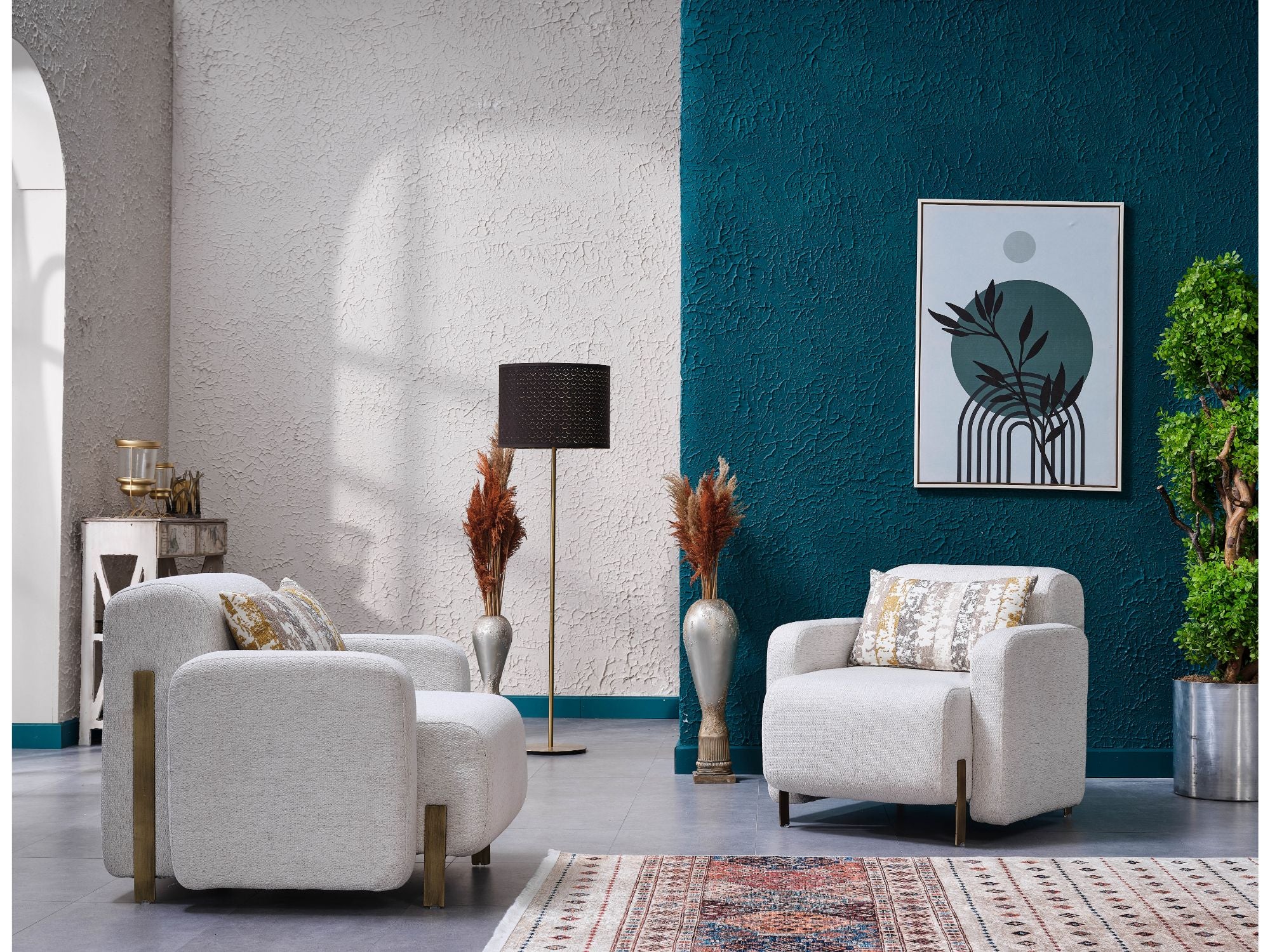 Intra Convertible Livingroom Set (2 Sofa & 2 Chair)