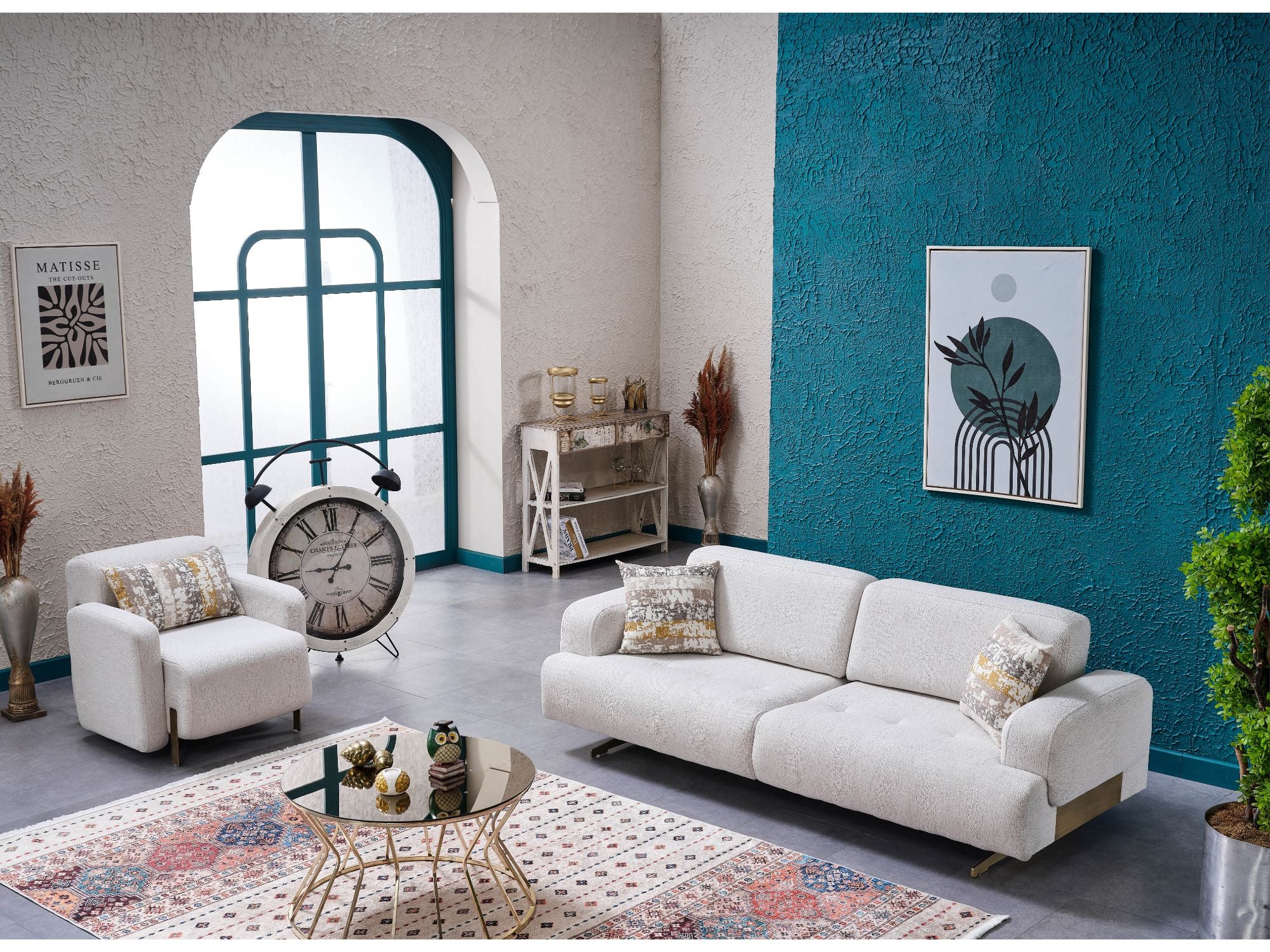 Intra Convertible Livingroom Set (2 Sofa & 2 Chair)