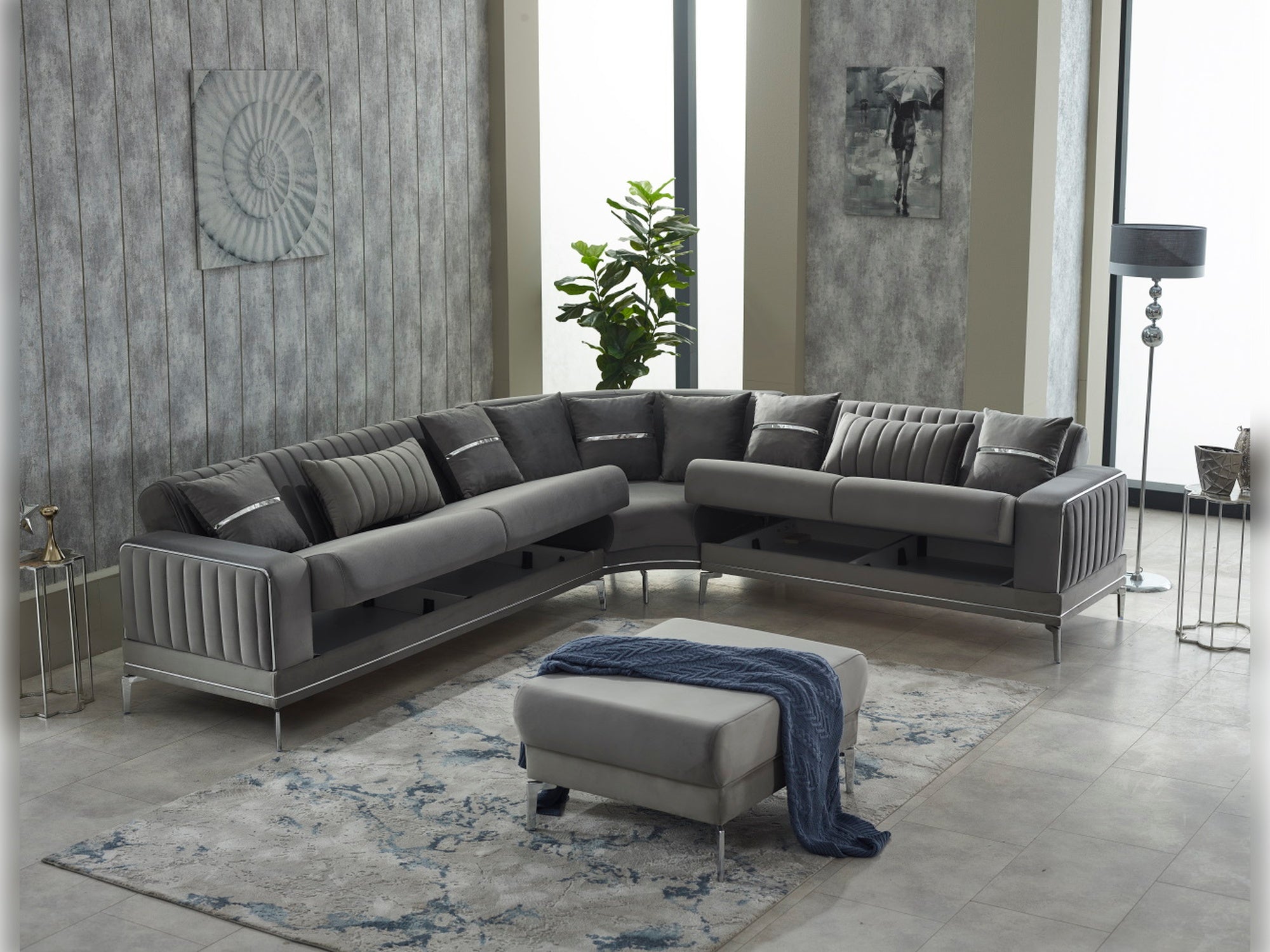 Intra Convertible Sectional