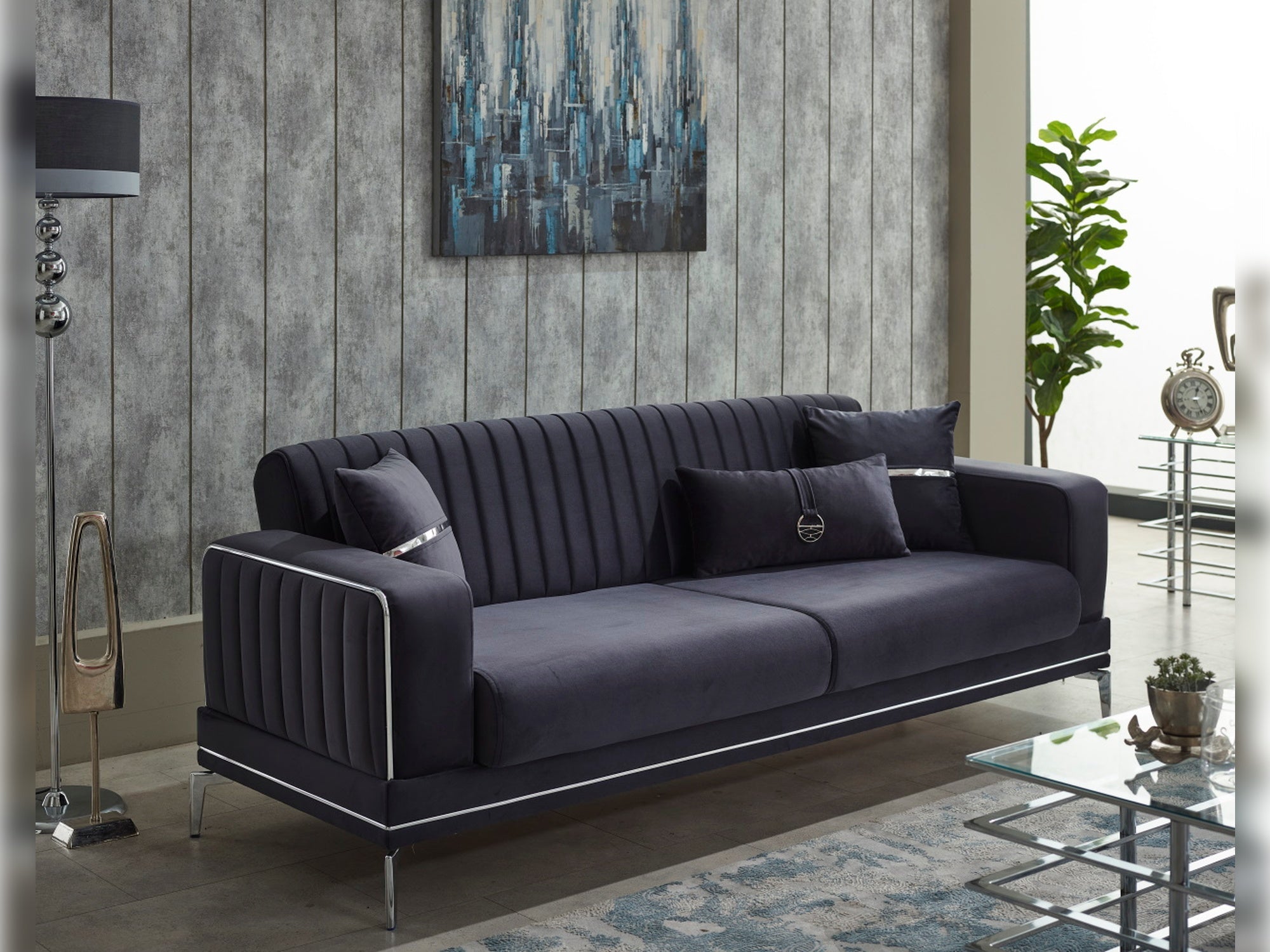 Intra Convertible Livingroom Set (2 Sofa & 2 Chair)