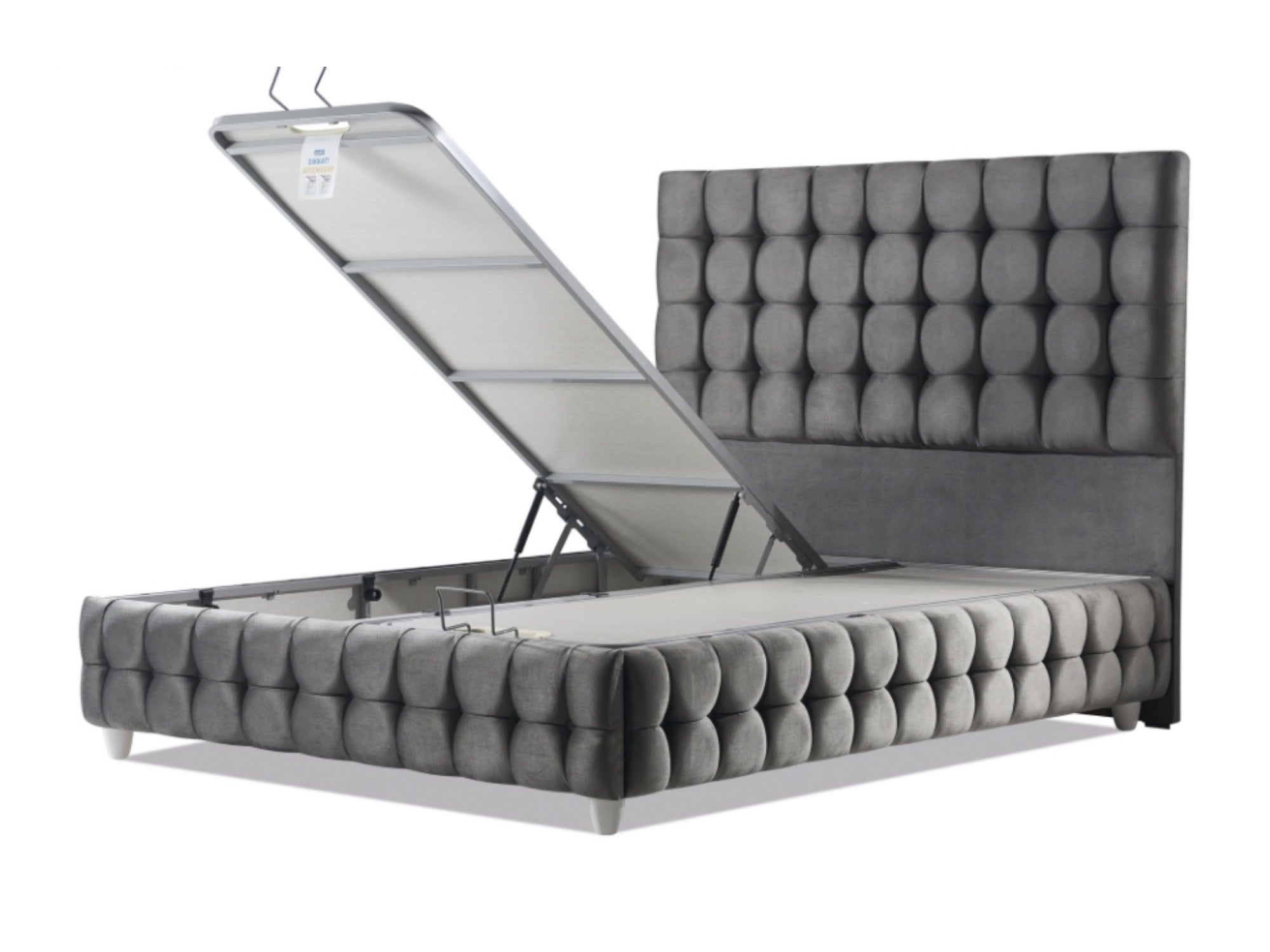 Ixir Storage Bed Grey