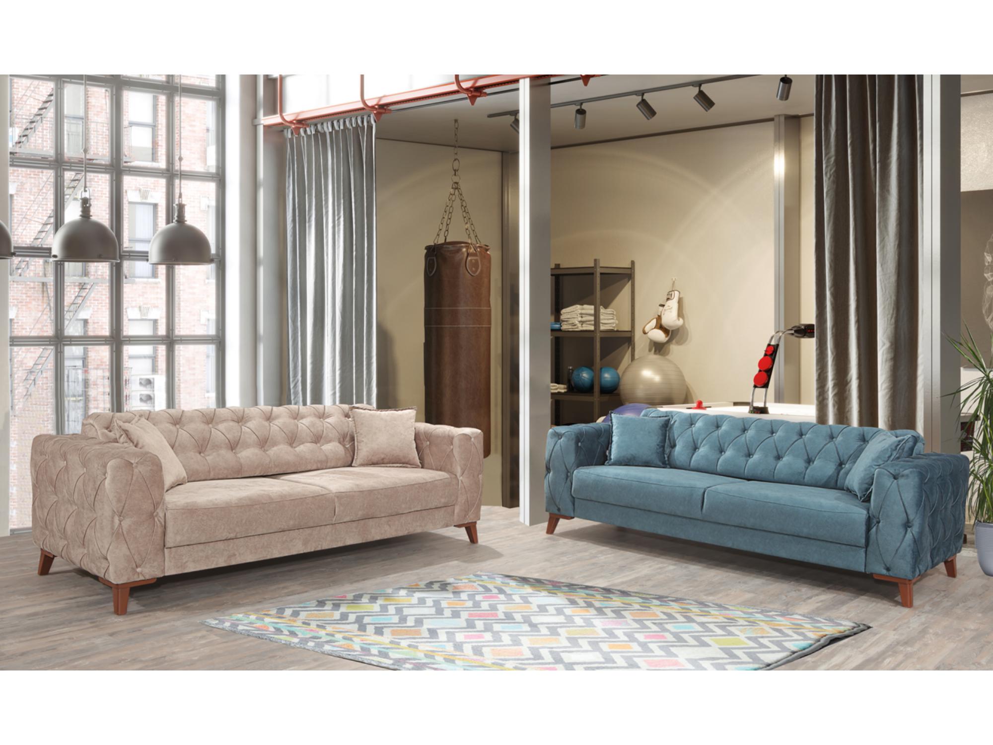 Joza Convertible livingroom (2 Sofa & 2 Chair) Beige