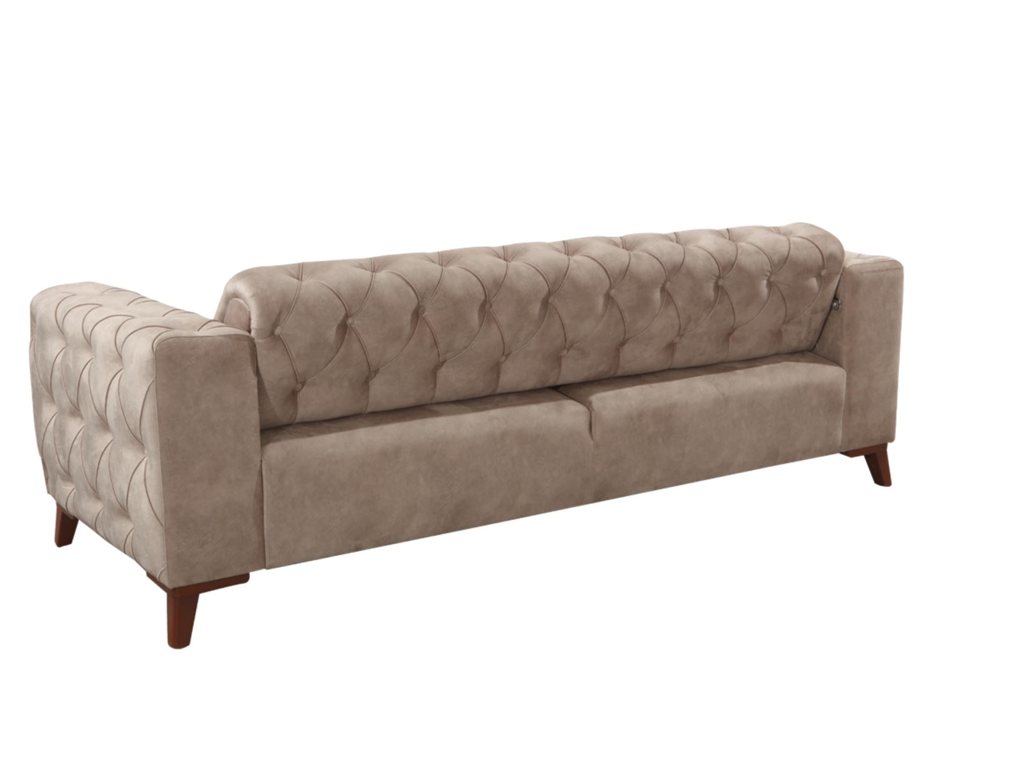 Joza Convertible livingroom (2 Sofa & 2 Chair) Beige
