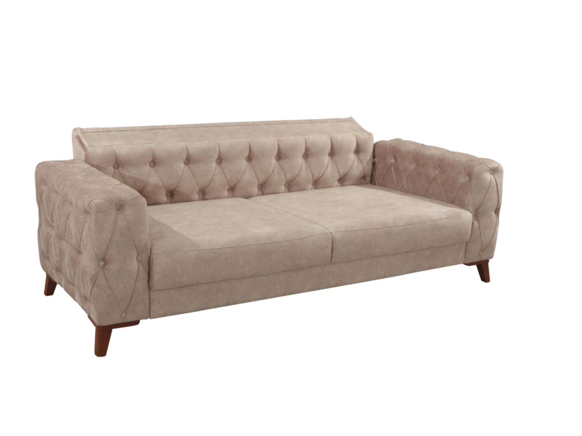 Joza Convertible livingroom (2 Sofa & 2 Chair) Beige