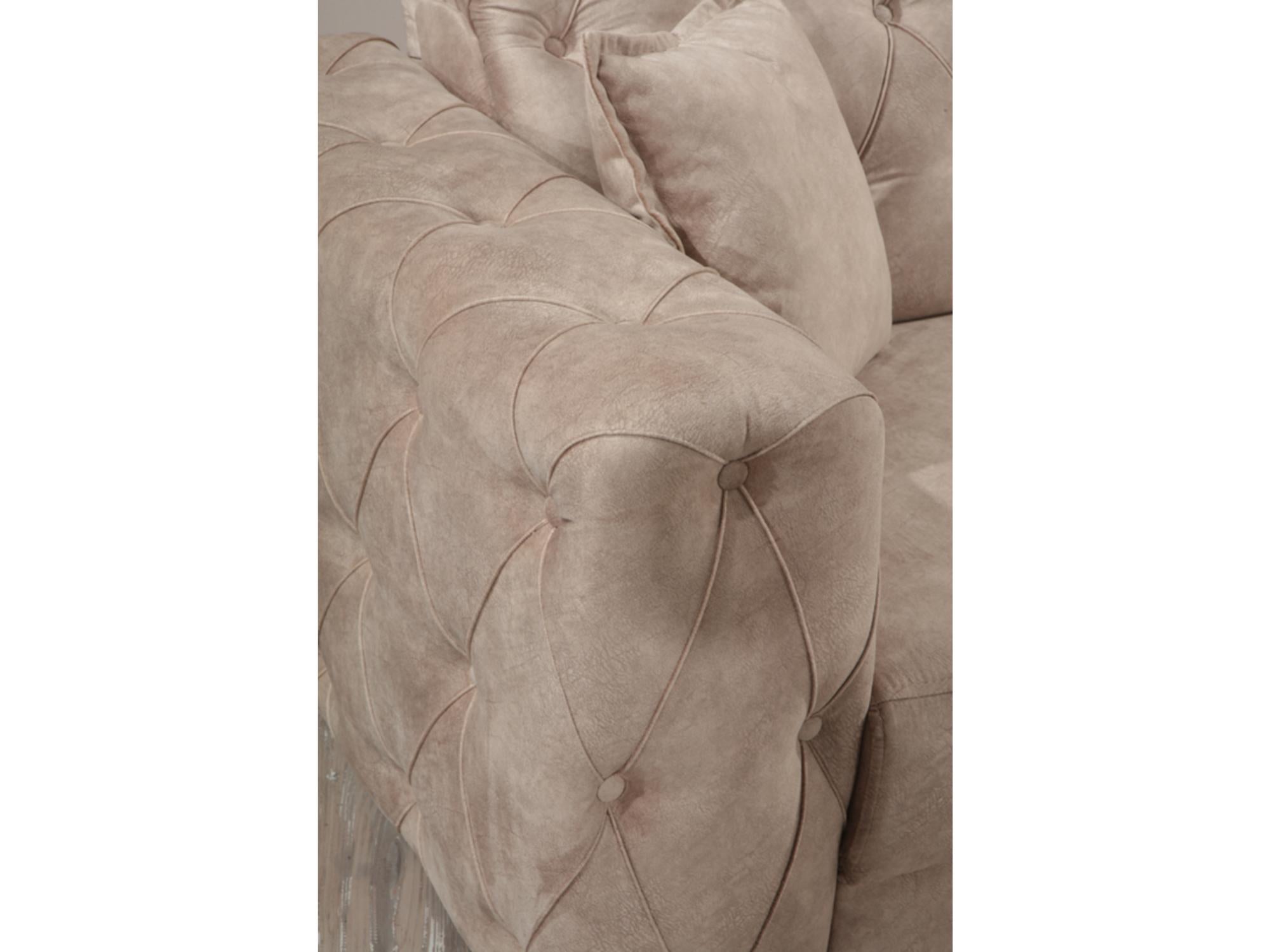 Joza Convertible Livingroom Loveseat Beige