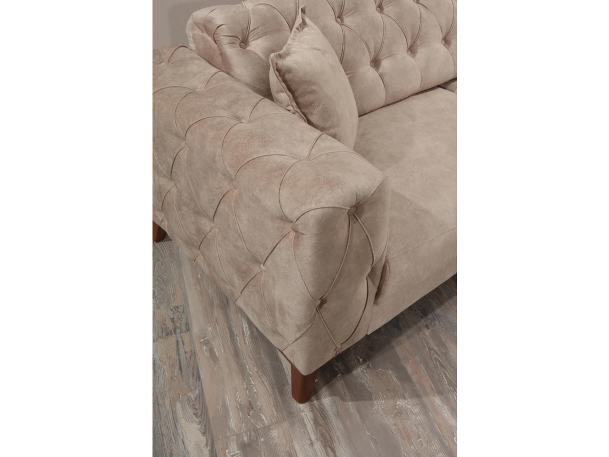Joza Convertible livingroom (2 Sofa & 2 Chair) Beige