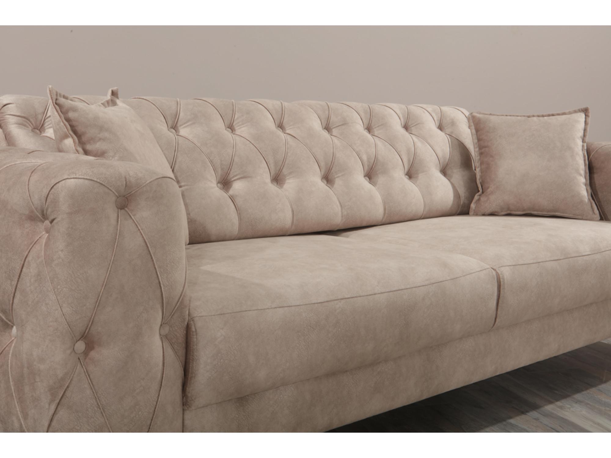 Joza Convertible livingroom (2 Sofa & 2 Chair) Beige