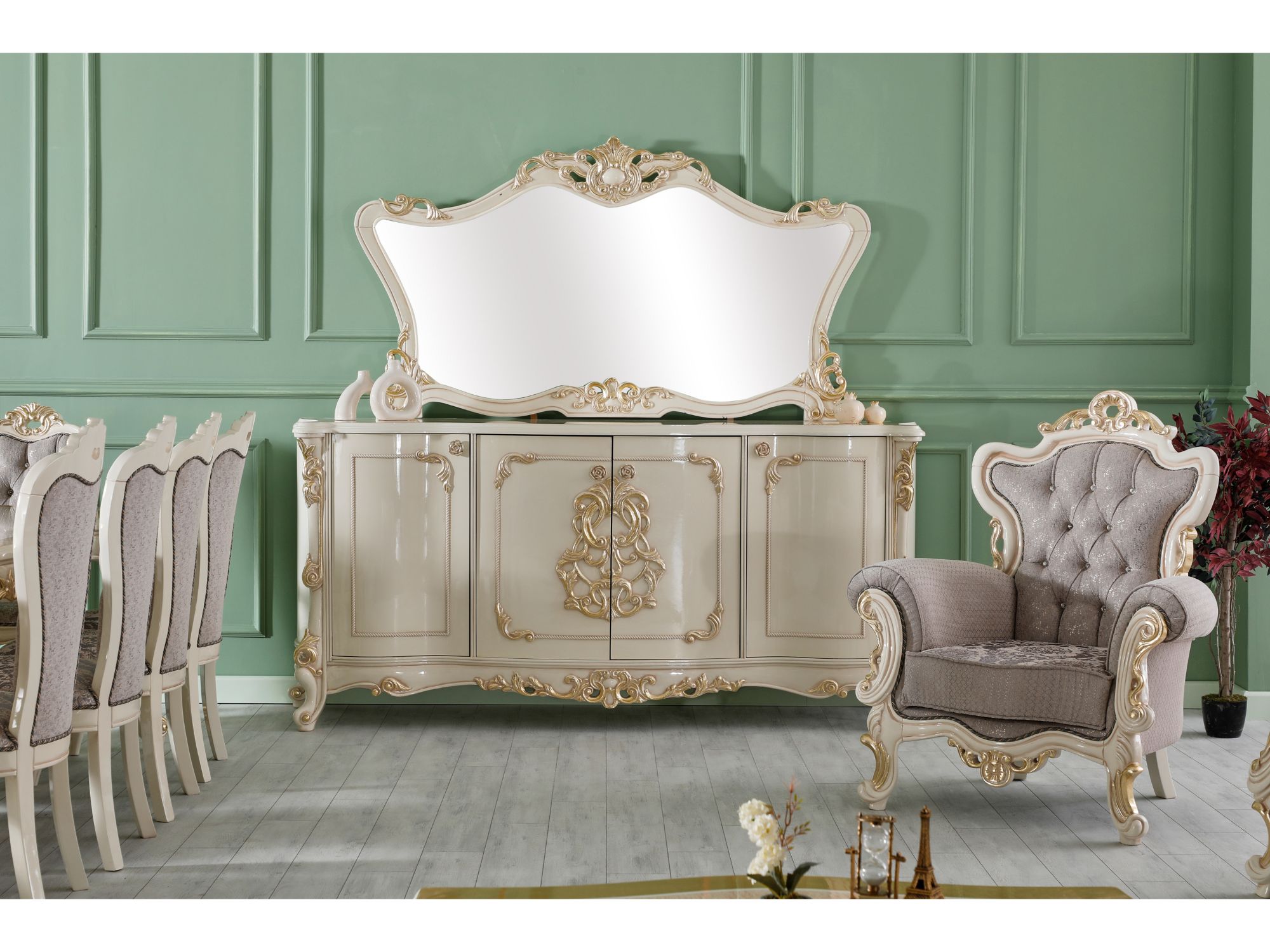 Kelebek Diningroom Consol With Mirror