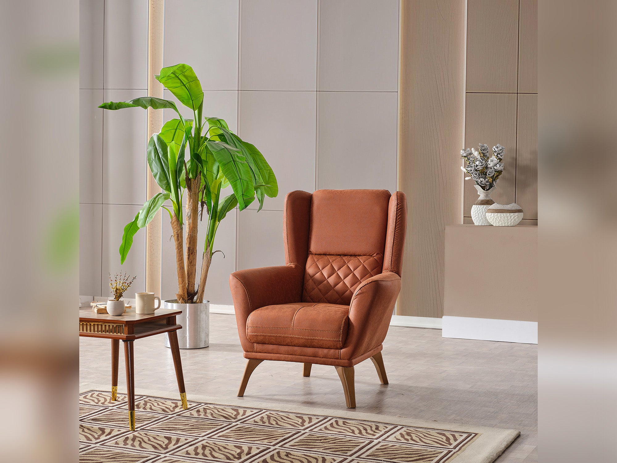 Kristal Chair Dark Brick