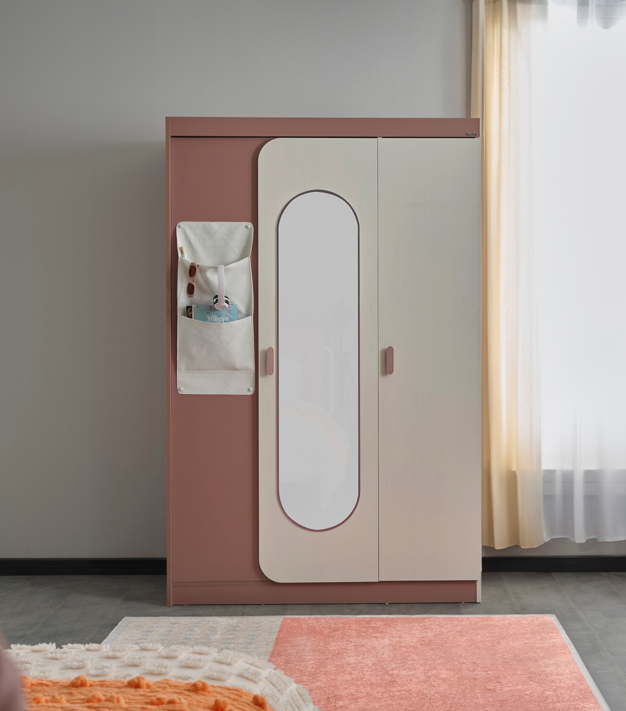 Linda Kids Room Set (Twin Bed & Study Desk & Nightstand)