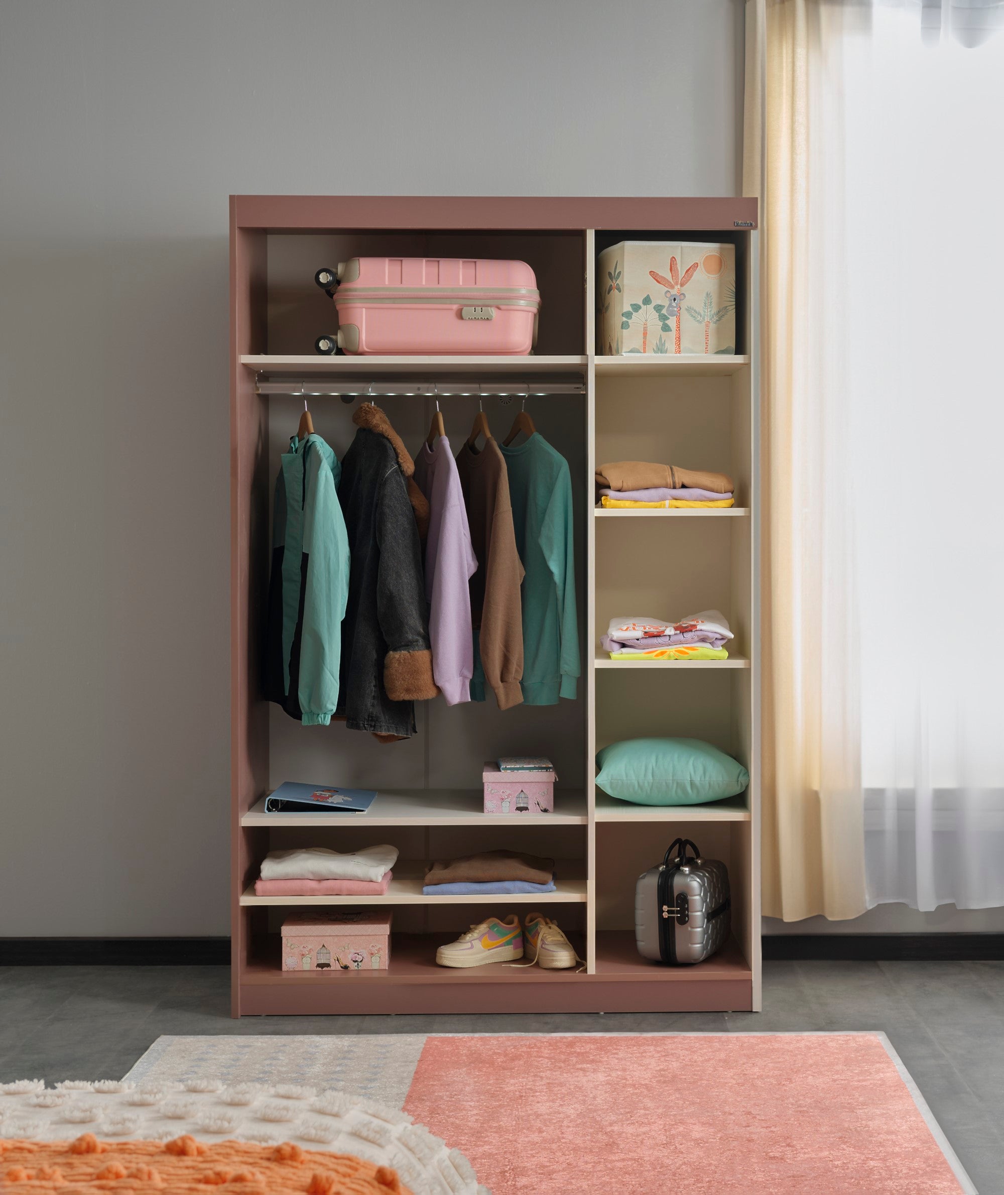 Linda Kids Room Set (Twin Bed & Study Desk & Nightstand)