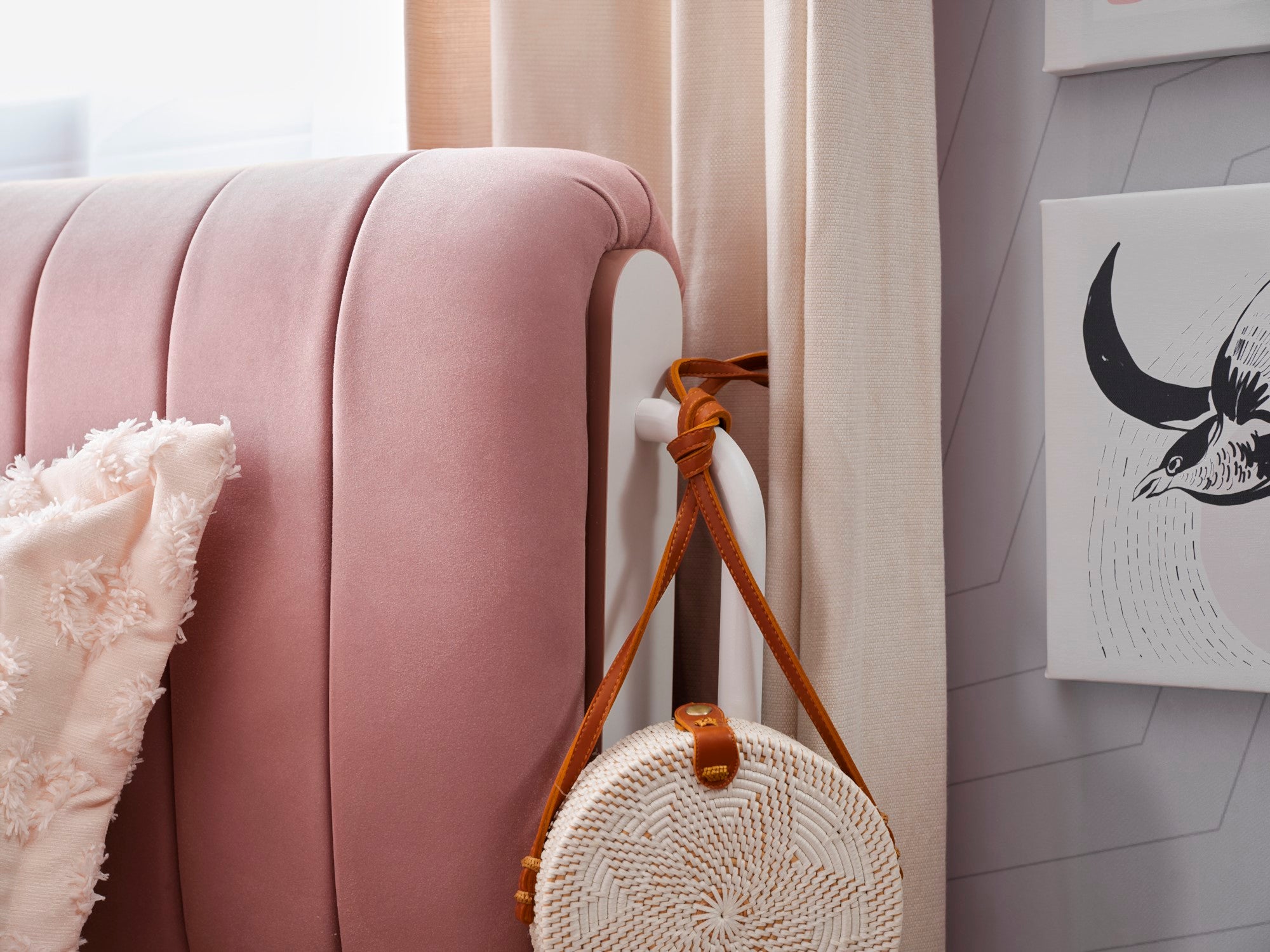 Linda Kids Room Set (Twin Bed & Study Desk & Nightstand)