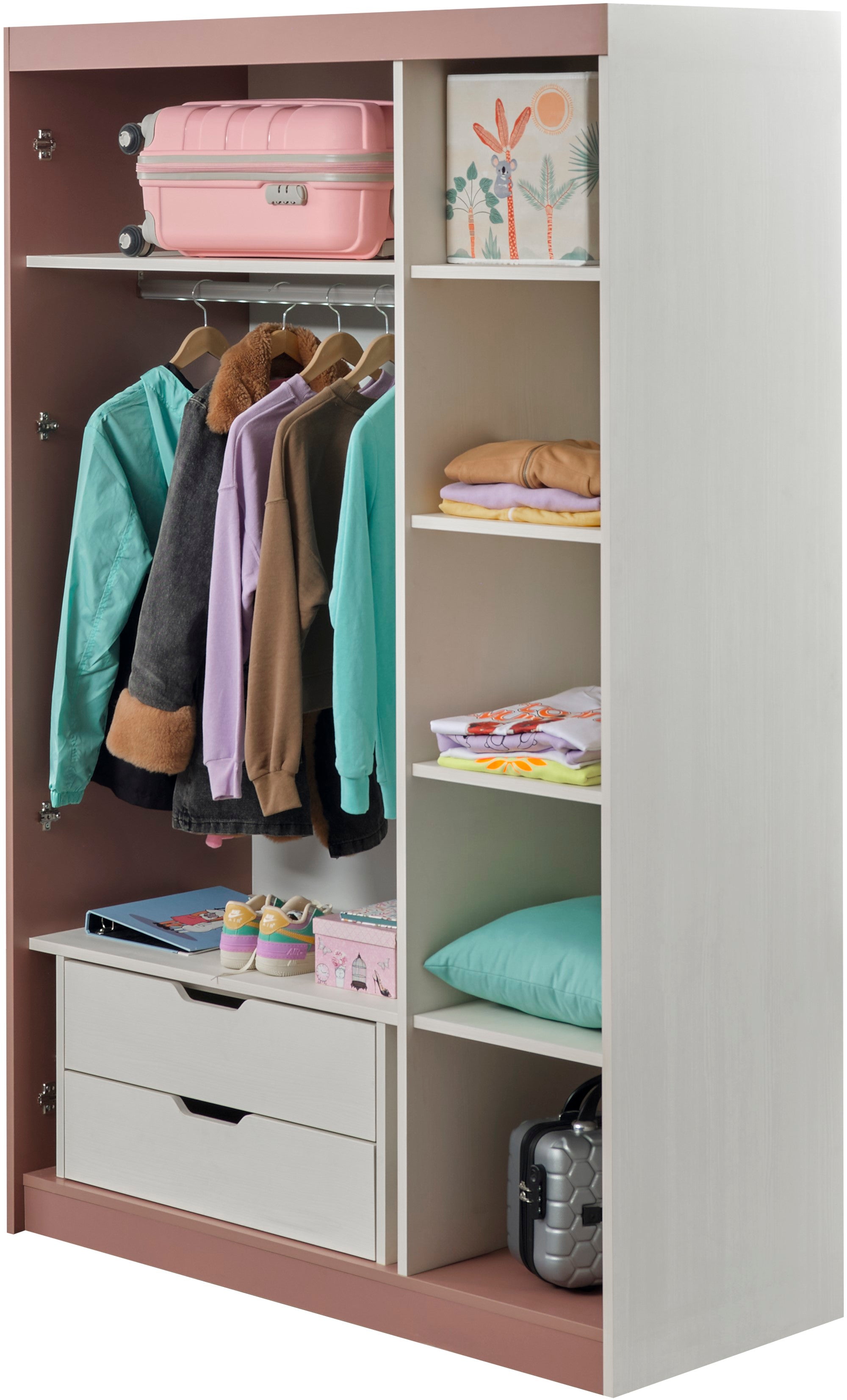 Linda Kids Room Set (Twin Bed & Study Desk & Nightstand)