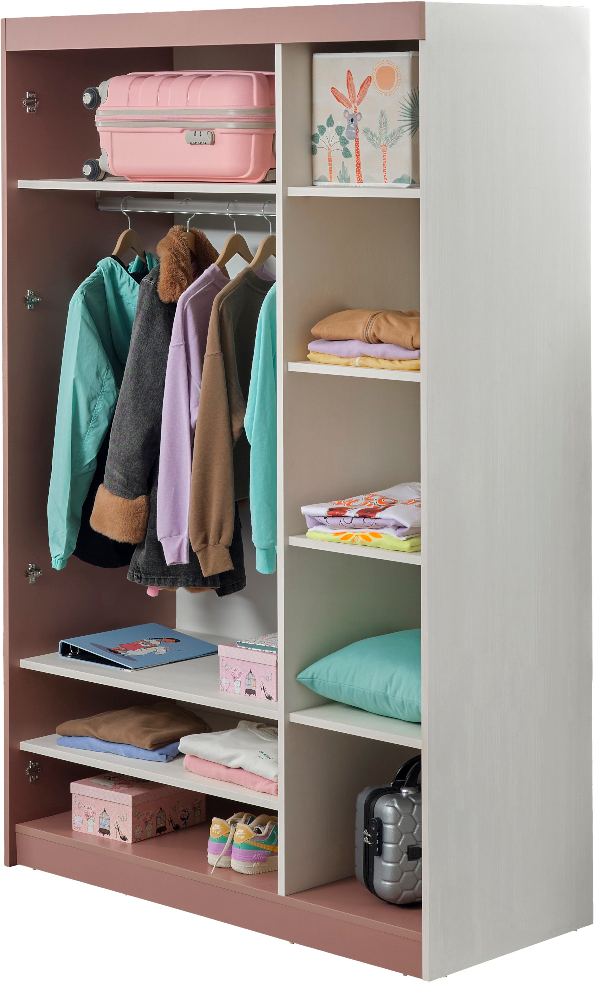 Linda Kids Room Set (Twin Bed & Study Desk & Nightstand)