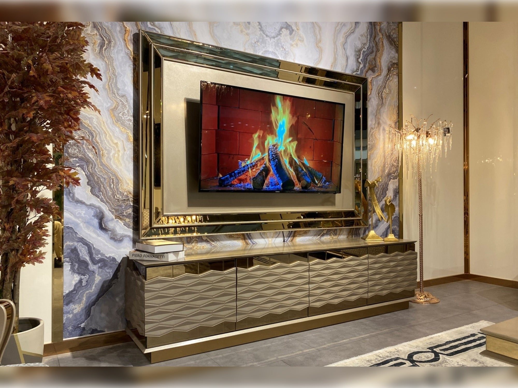 Lucas Tv Stand With Back Panel