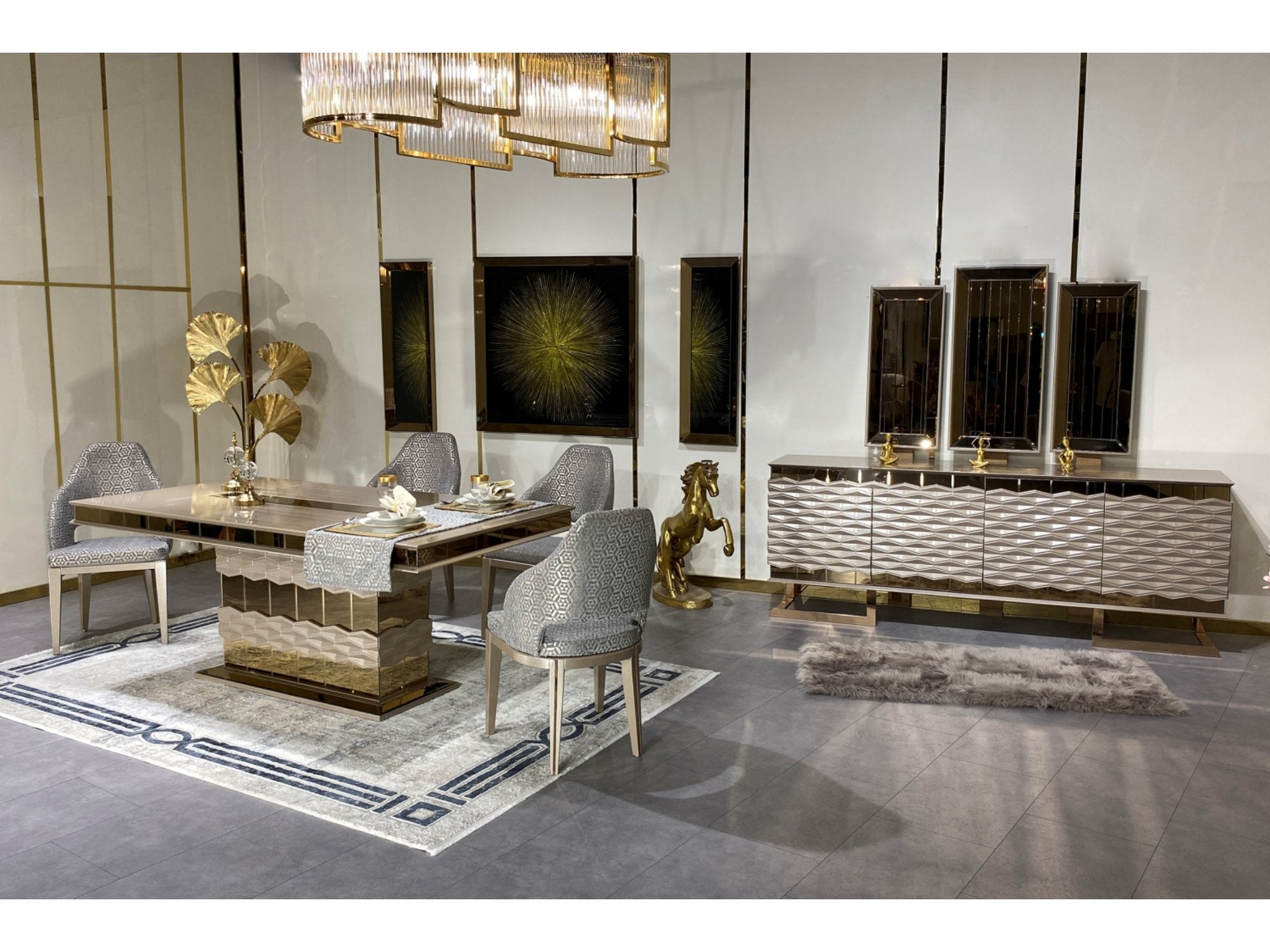 Lucas Diningroom Consol With Mirror