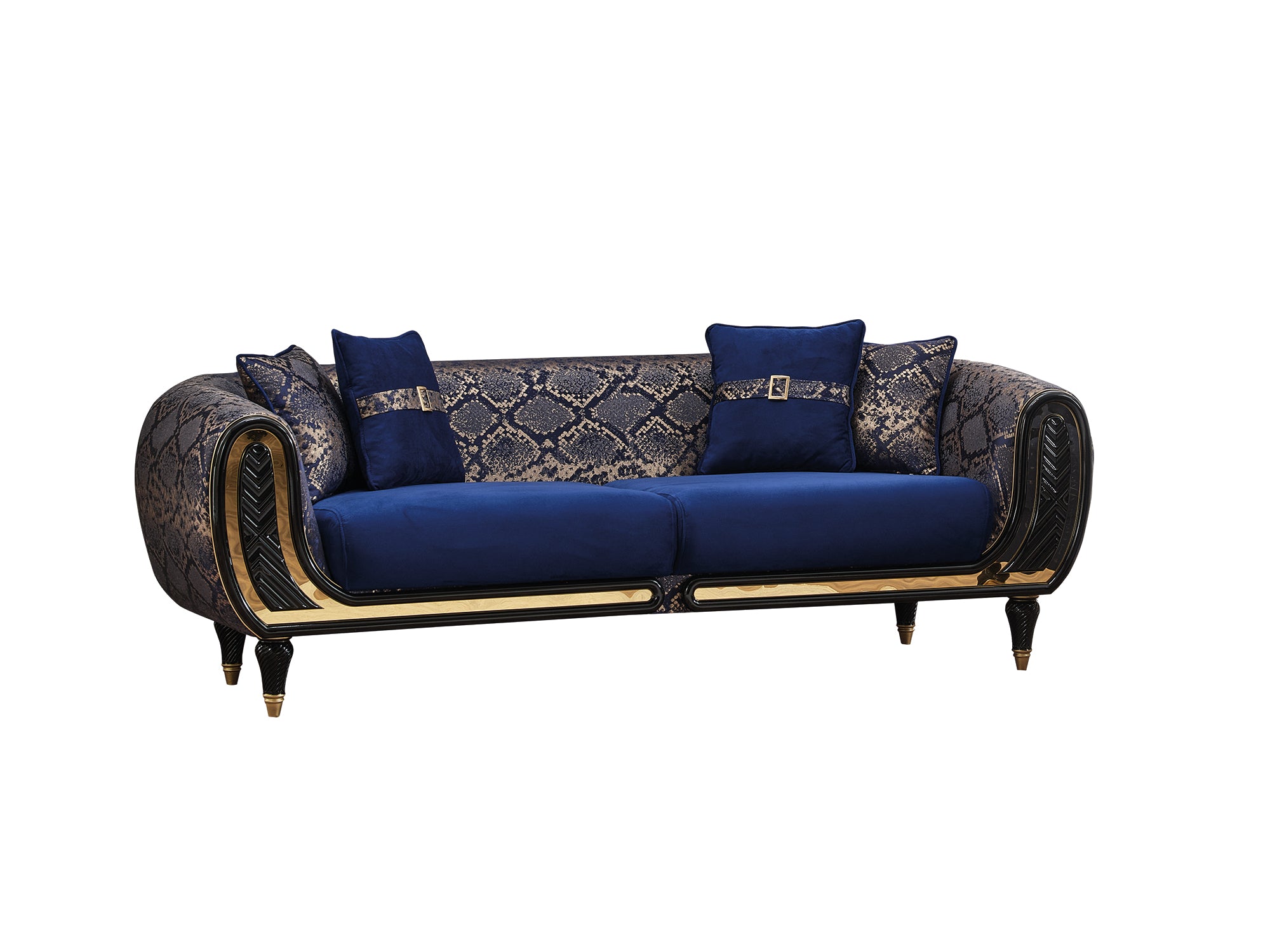 Lima Stationary Sofa Blue
