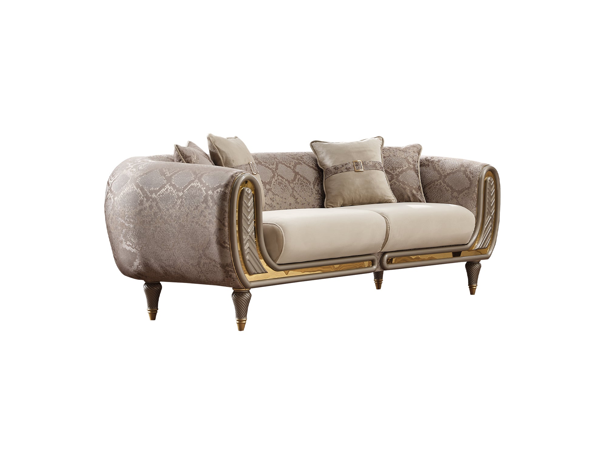 Lima Stationary Sofa Cream