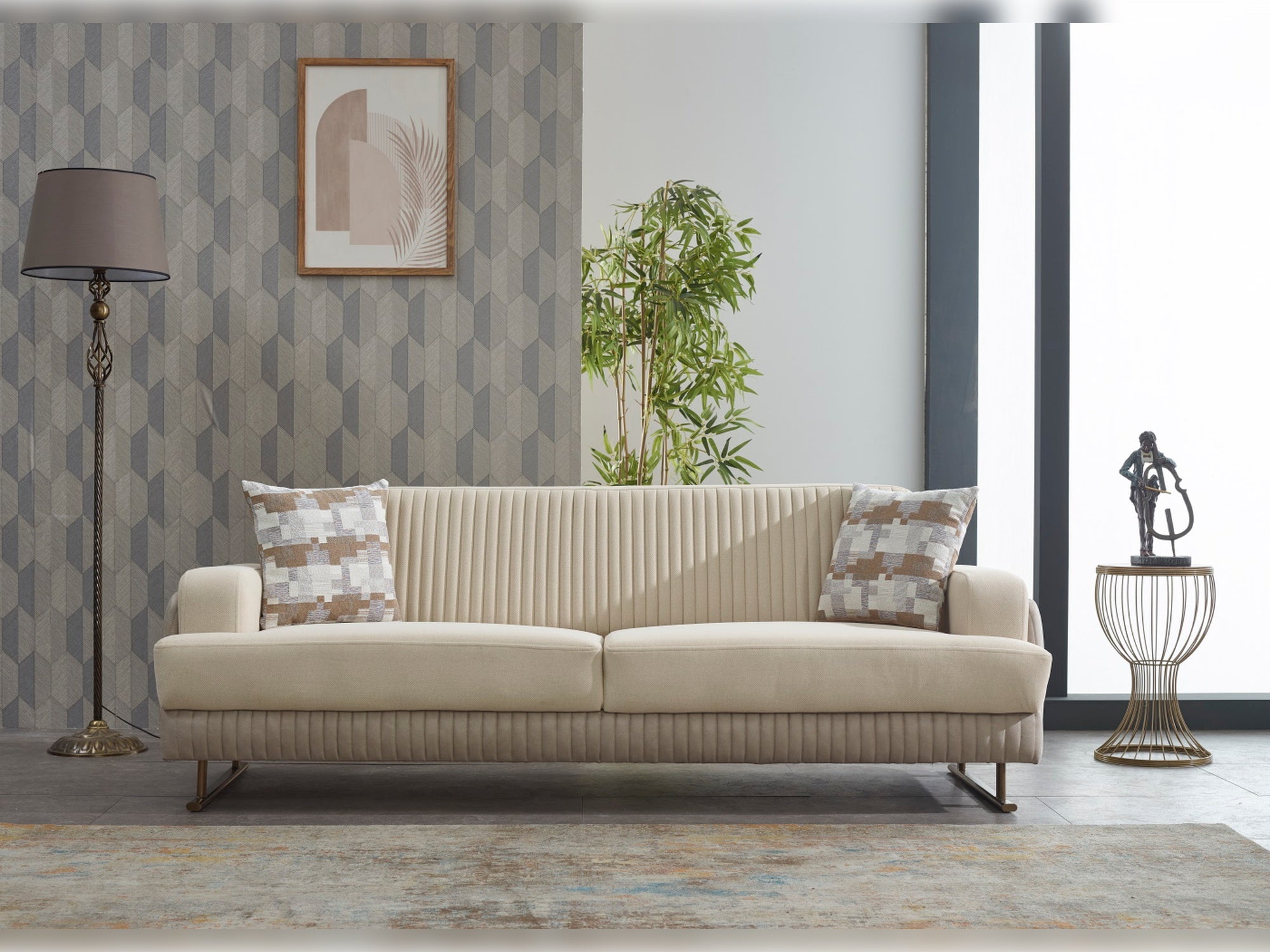 Loft Convertible Livingroom Set (2 Sofa & 2 Chair)