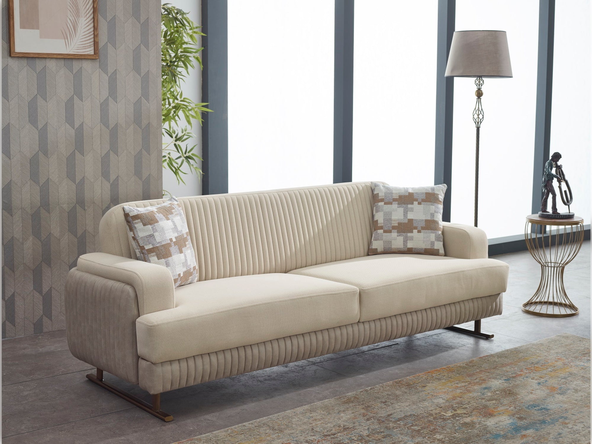 Loft Convertible Livingroom Set (2 Sofa & 2 Chair)