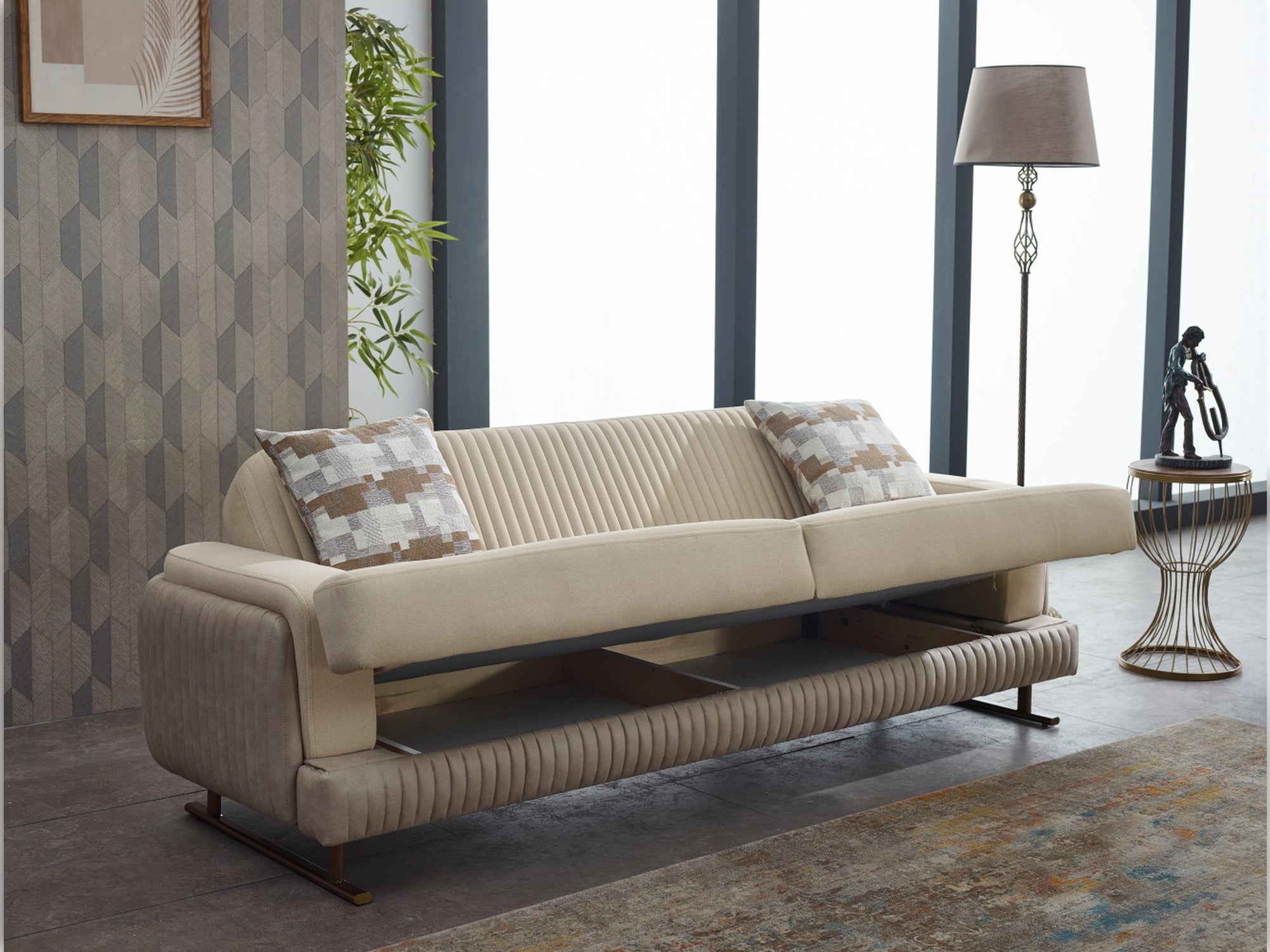 Loft Convertible Livingroom Set (2 Sofa & 2 Chair)