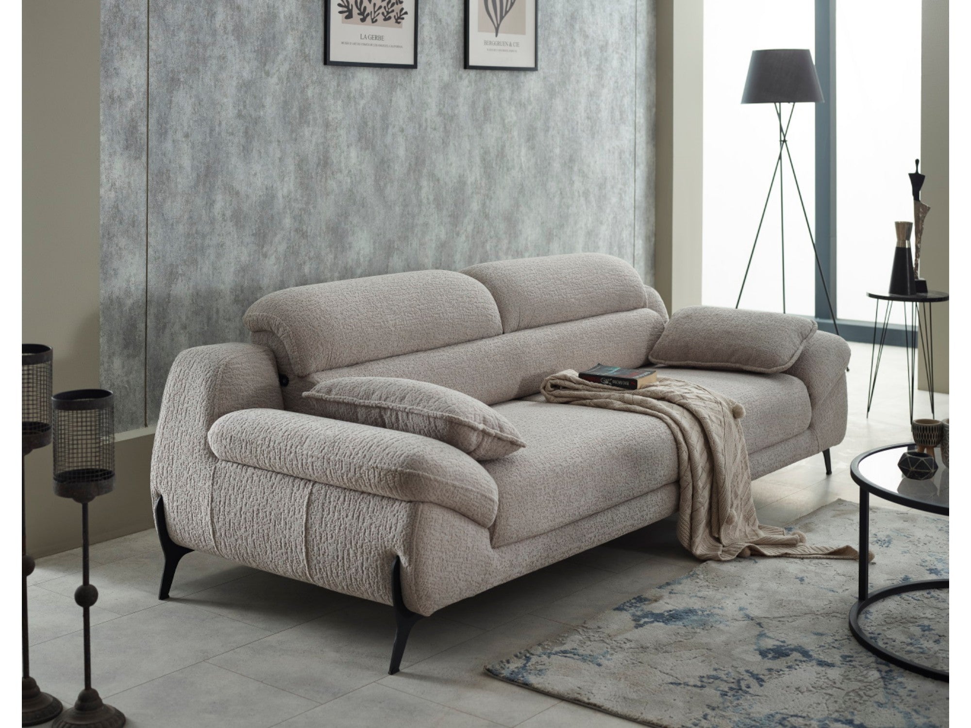 Lorenzo Convertible Livingroom Set (2 Sofa & 2 Chair)