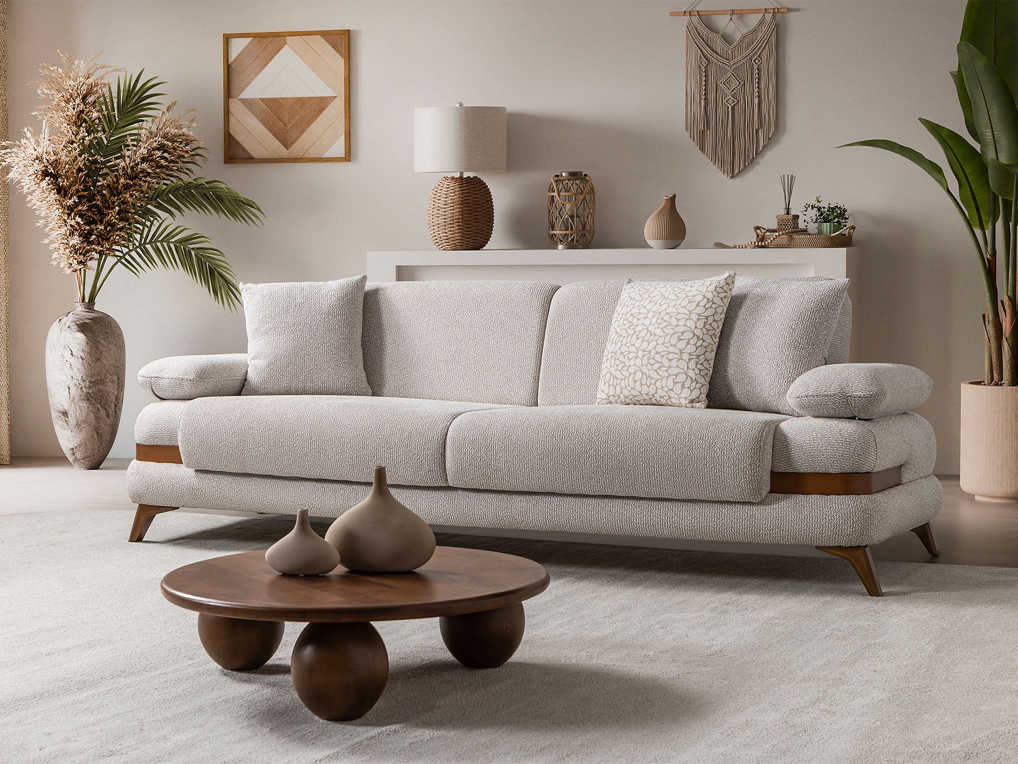 Loris Convertible Loveseat