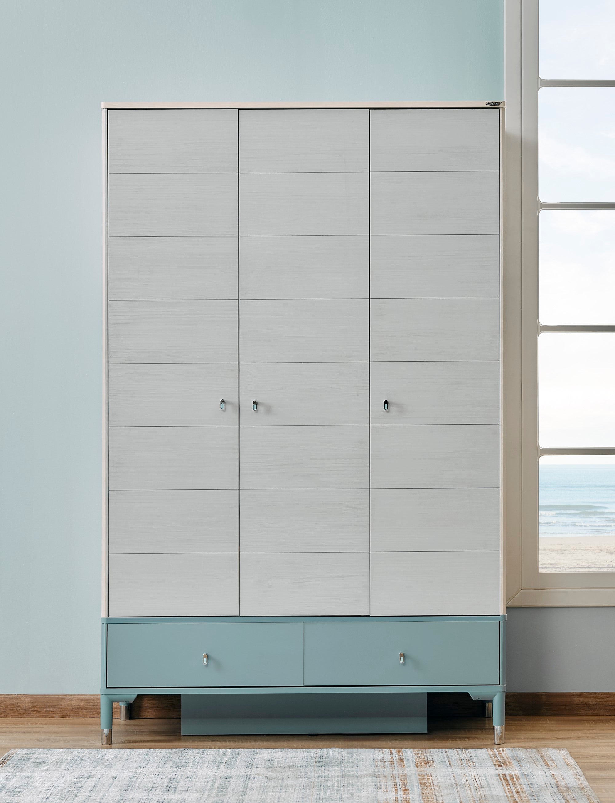 Marin Kids Room Set (Twin Bed & Study Desk & Nightstand)