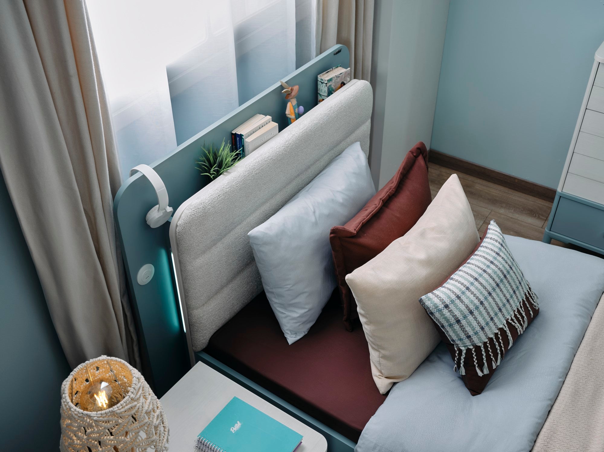 Marin Twin Bed With Headboard