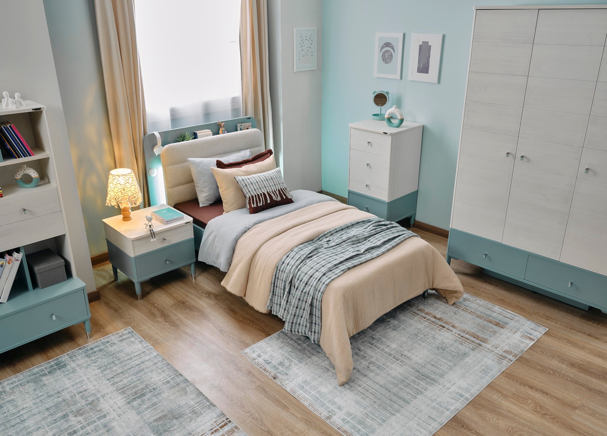 Marin Twin Bed With Headboard