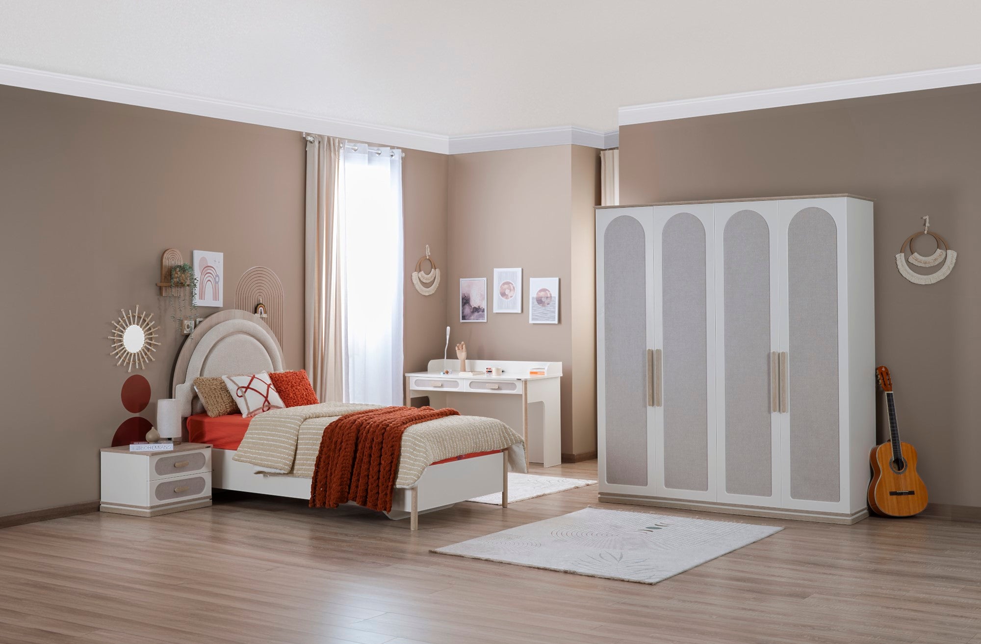 Mosso Twin Bed With Headboard