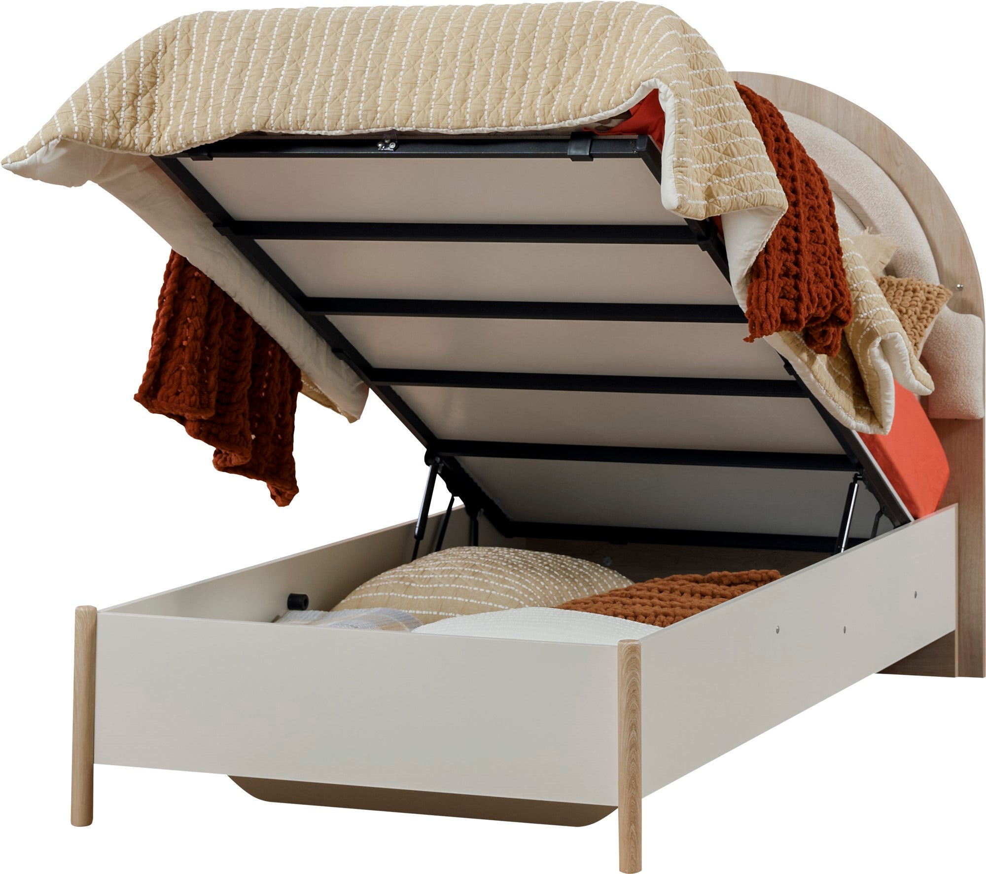 Mosso Twin Bed With Headboard