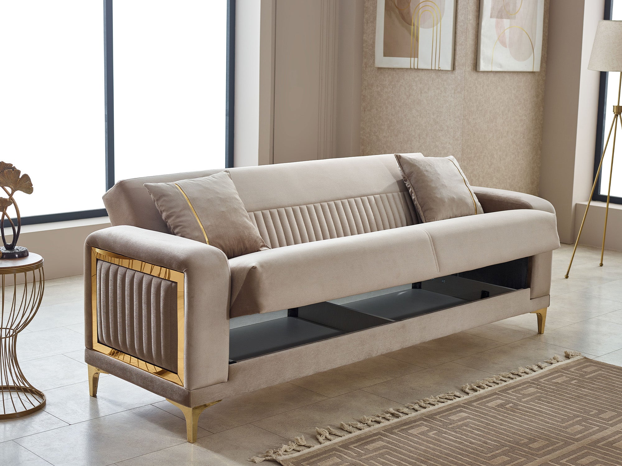 Mabel Convertible Loveseat