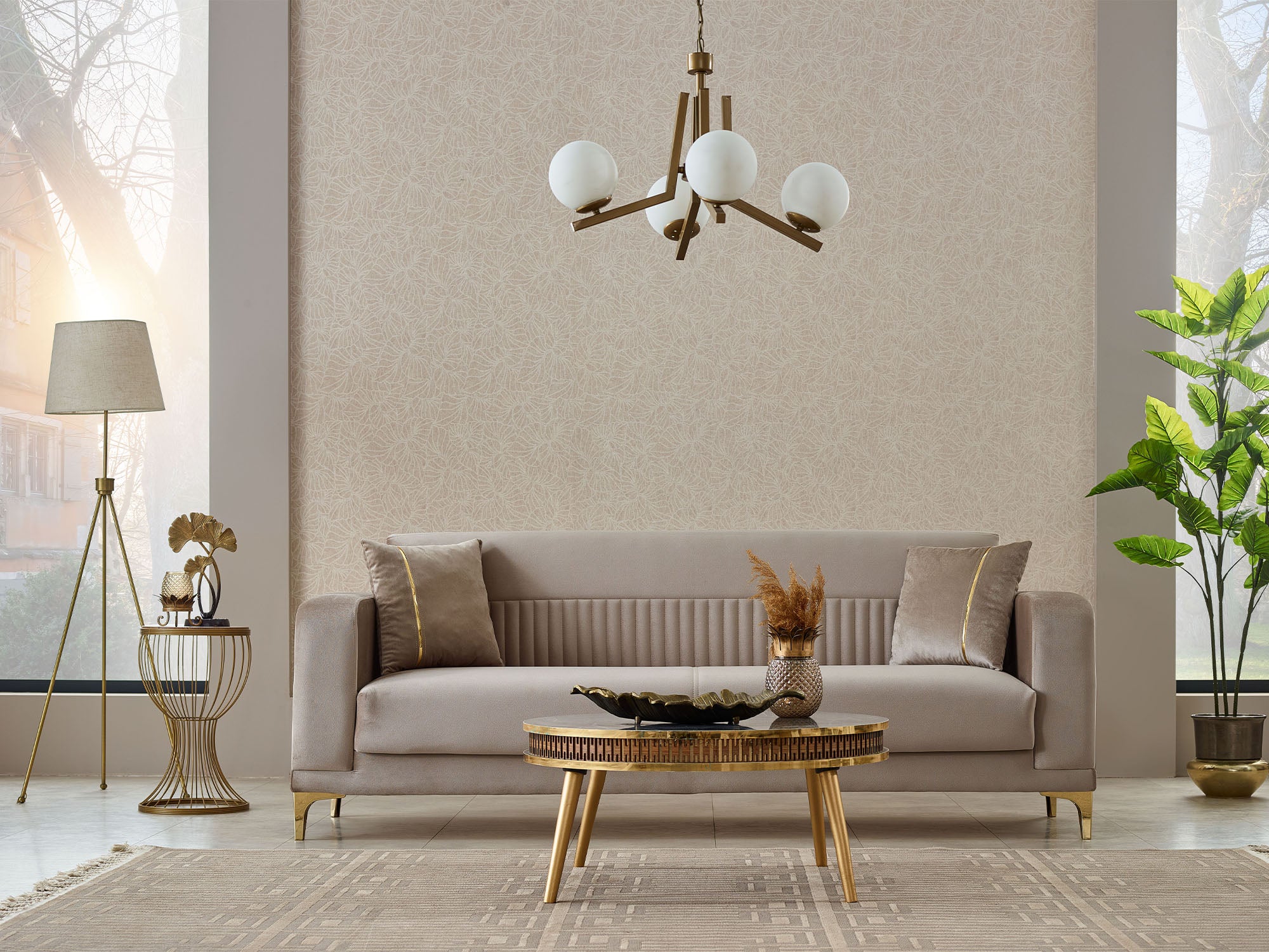 Mabel 3-pieces (Sofa & Loveseat & Chair) Livingroom