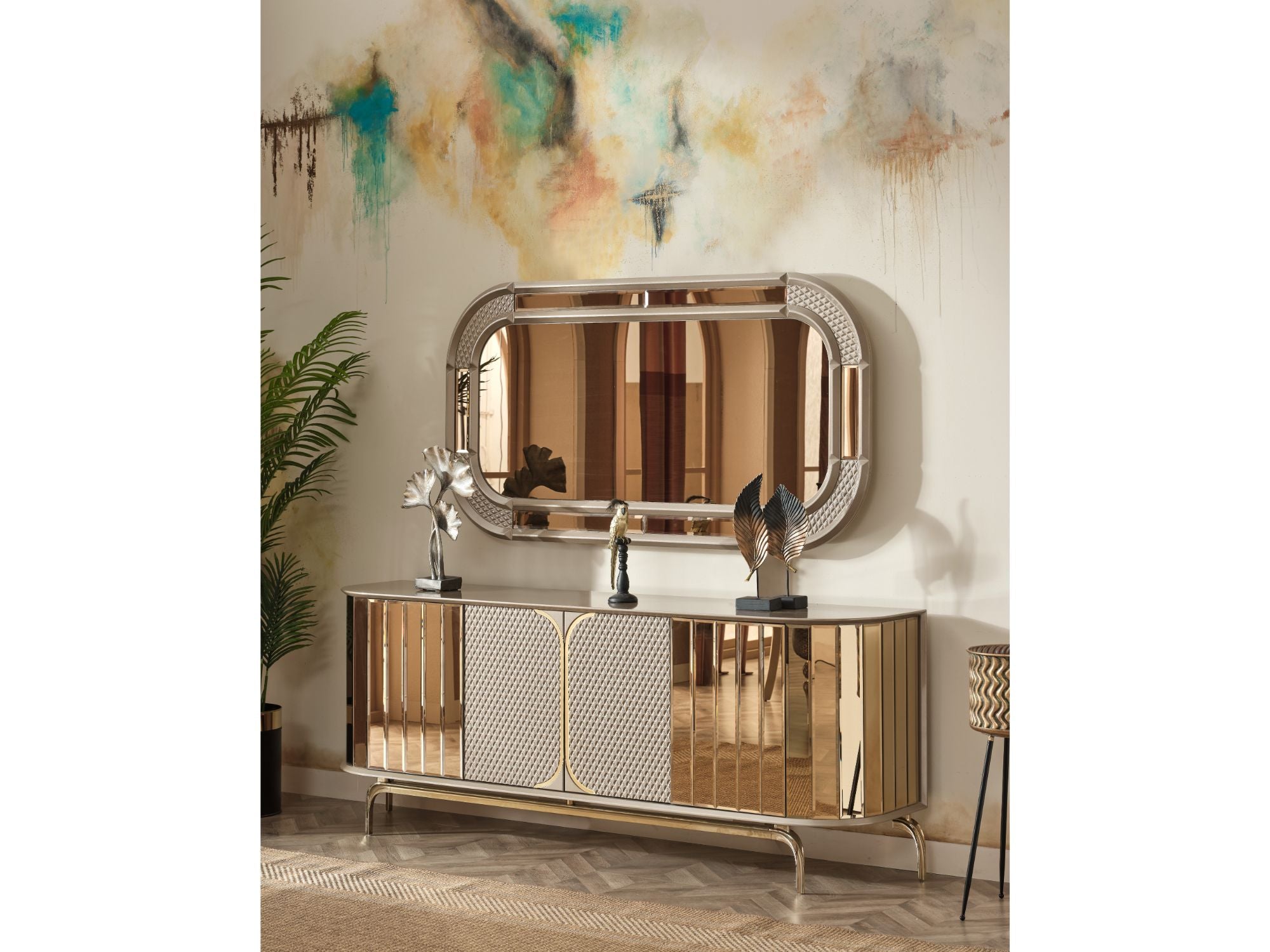 Madrid Consol With Mirror