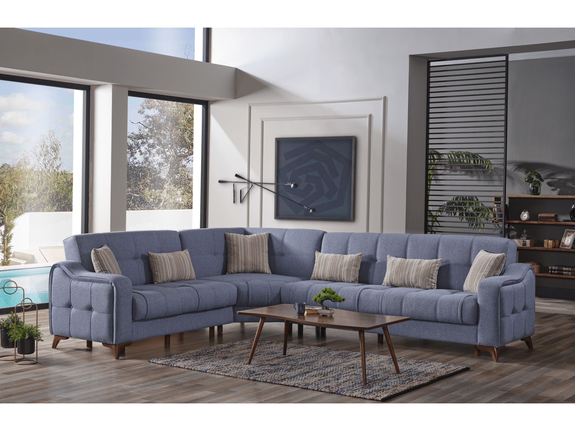 Manyas Convertible Sectional